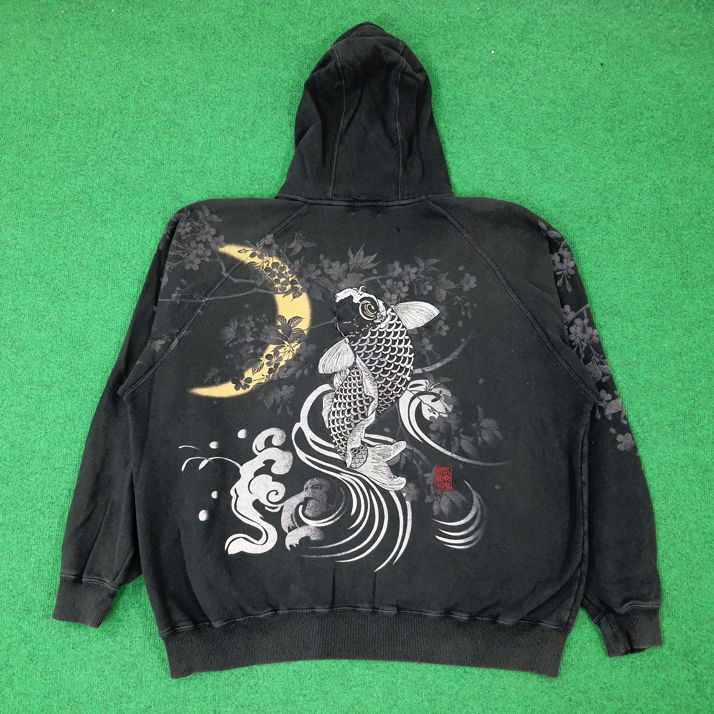 Japanese Brand Vintage Karakuri Tamashi Japan Art Zipper Hoodie C242N17 Size US XXL / EU 58 / 5 - 1 Thumbnail