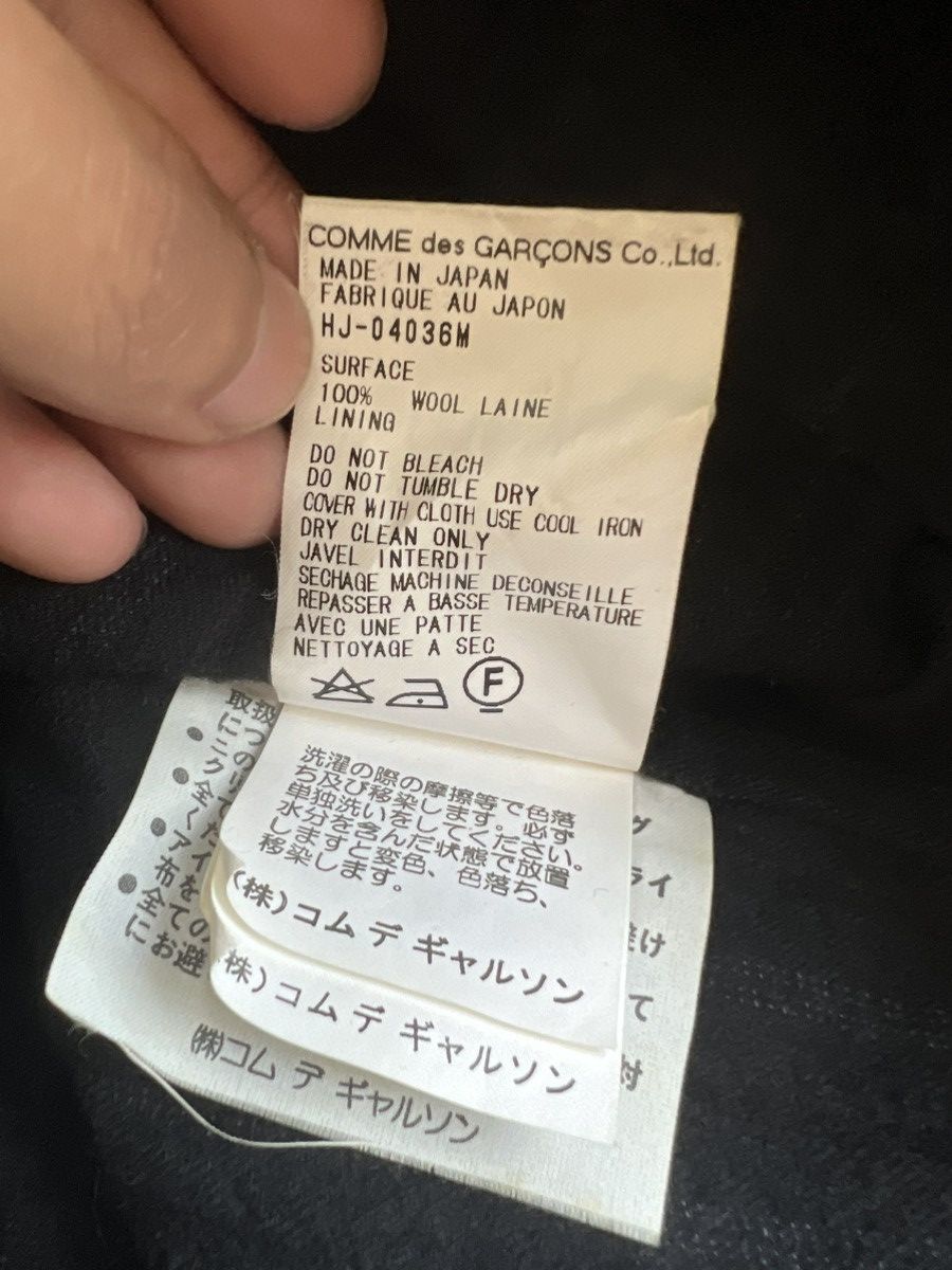 Comme des Garcons AW1998 Comme des Garçons Homme Wool Pinstriped Wool Jacket Size US M / EU 48-50 / 2 - 14 Thumbnail