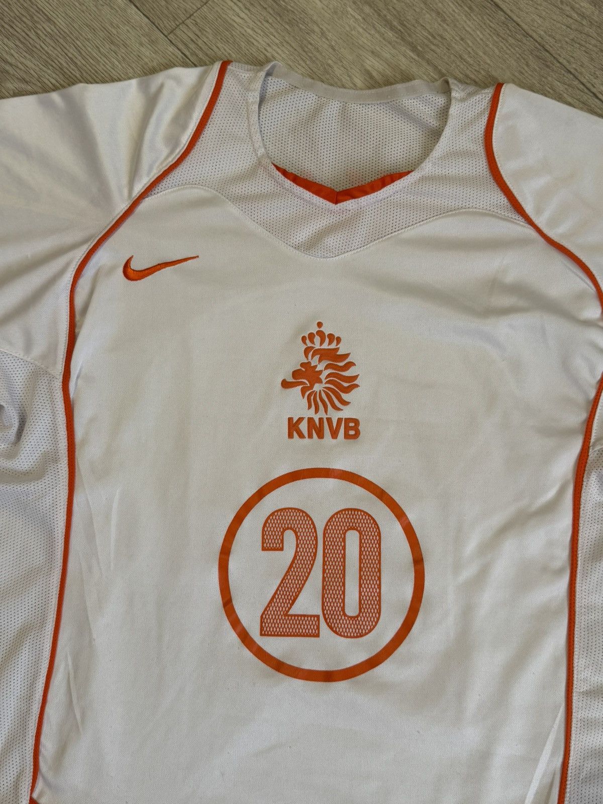 Nike × Vintage 🔷Vintage Nike Netherlands 2004 Roy Makaay #20 Soccer jersey🔷 Size US L / EU 52-54 / 3 - 4 Thumbnail