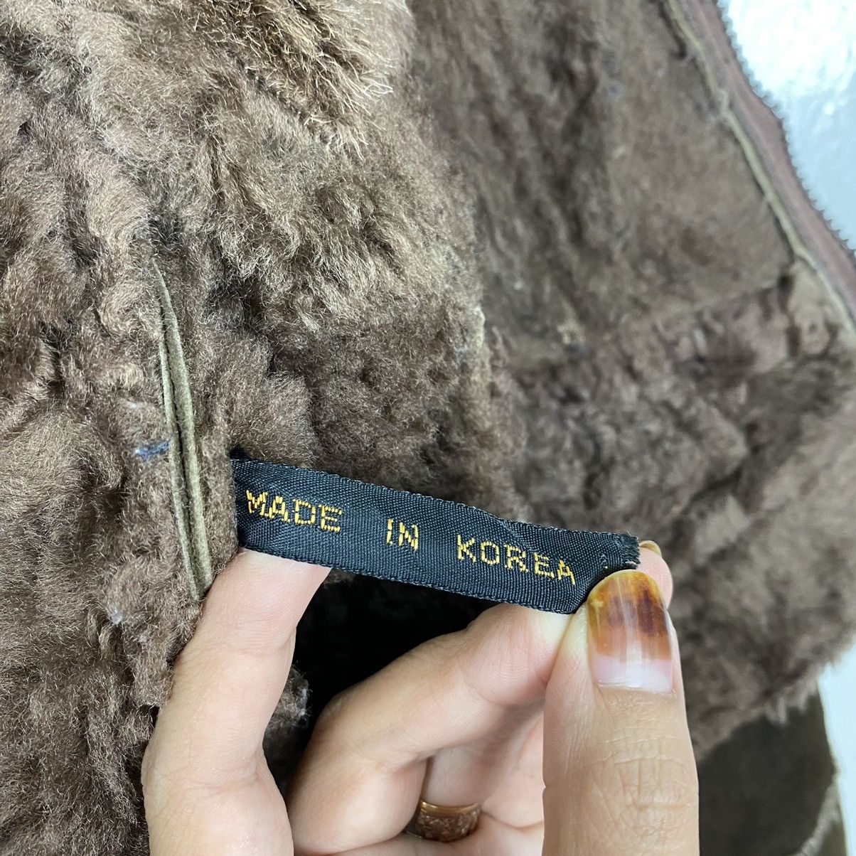 Japanese Brand Patchwork Sherpa Jacket Mink Fur Cropped Coat Size US M / EU 48-50 / 2 - 11 Thumbnail