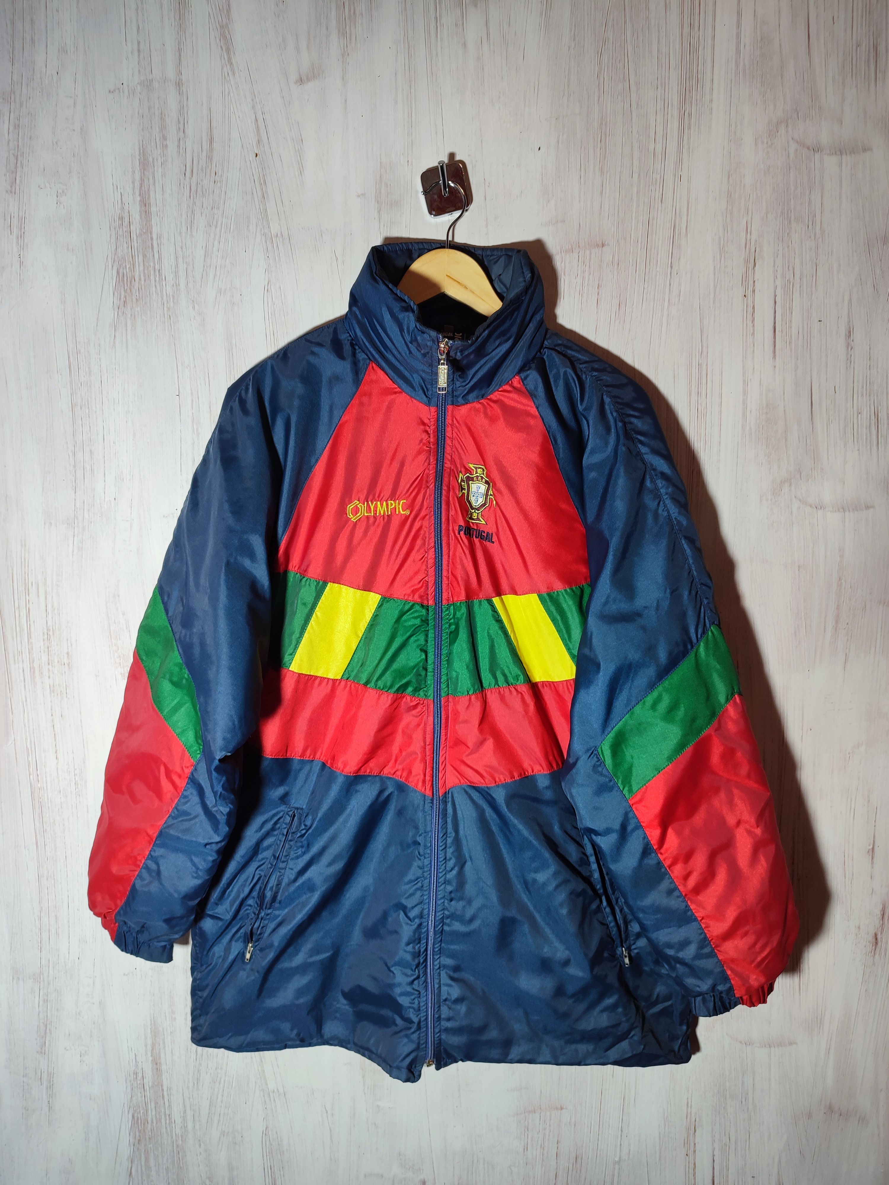 Rare × Sportswear × Vintage Portugal 1995 1996 Olympic jacket zip 