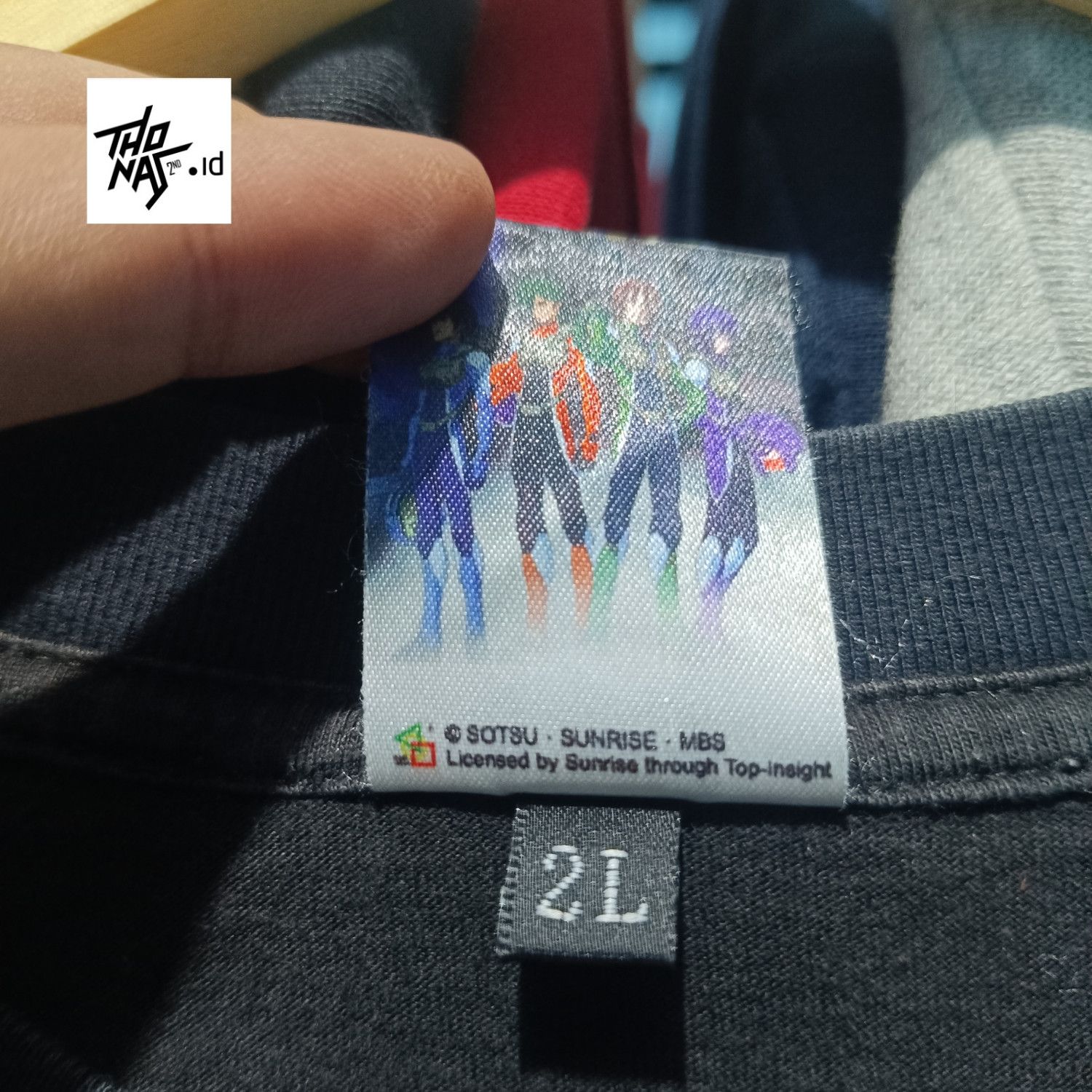 Anime Rare Vintage Gundam 00 Celestial Being Anime Manga Mecha Size US L / EU 52-54 / 3 - 8 Thumbnail