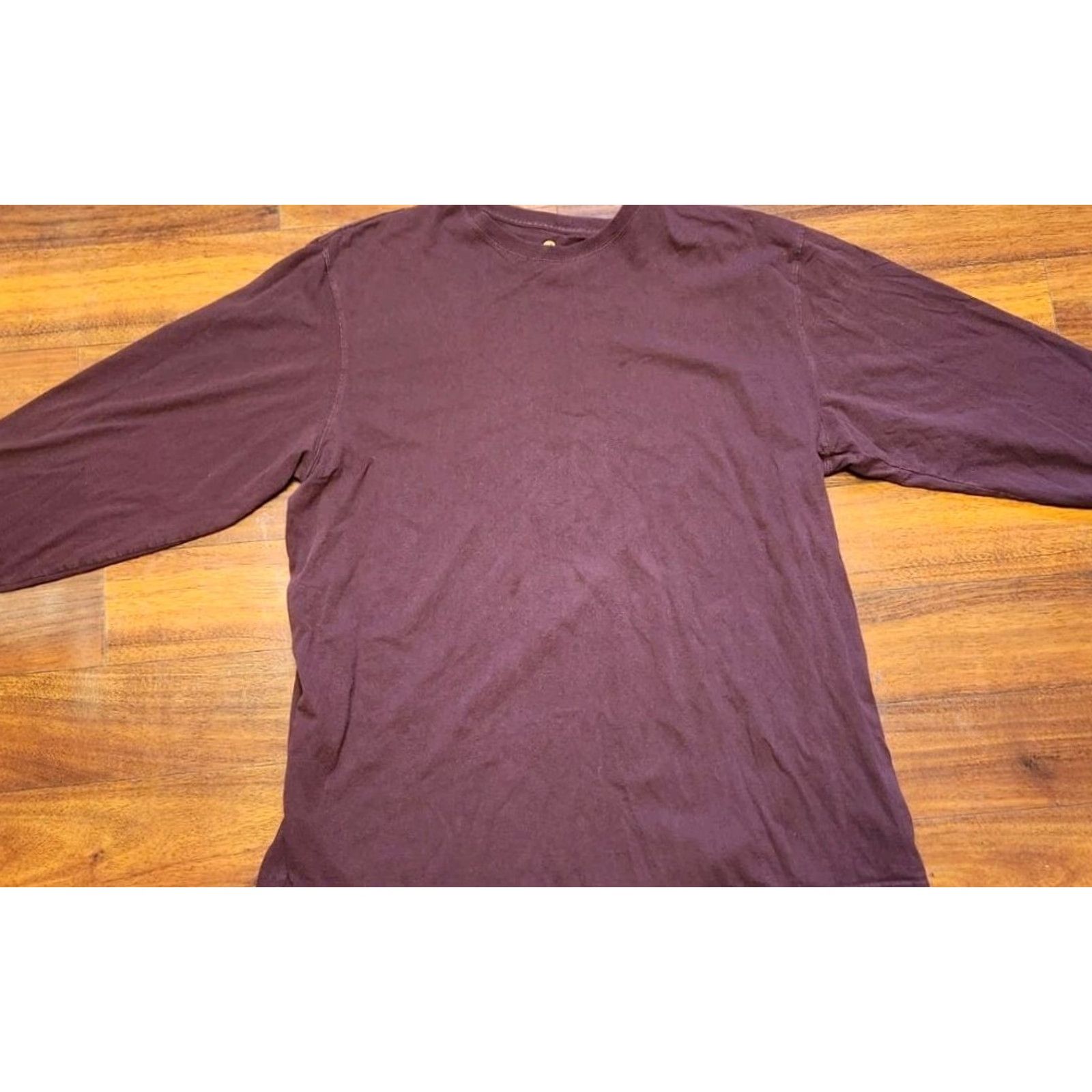 Carhartt Carhartt T Shirt Mens 3XLT Tall Long Sleeve Brown Workwear Crew Neck Cotton Knit Logo Vintage: No Size US XXL / EU 58 / 5 - 5 Thumbnail
