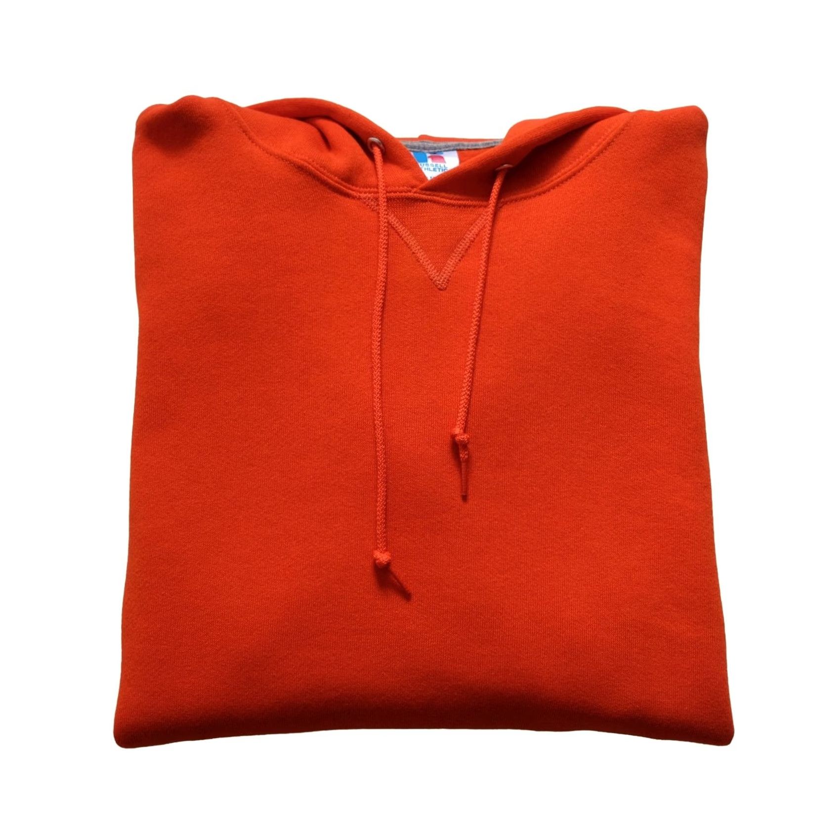 Russell Athletic VINTAGE Russell Athletic Hoodie Mens Size M Orange Retro Sports Pullover Hooded Sweatshirt Sweatshirt Size US M / EU 48-50 / 2 - 2 Thumbnail