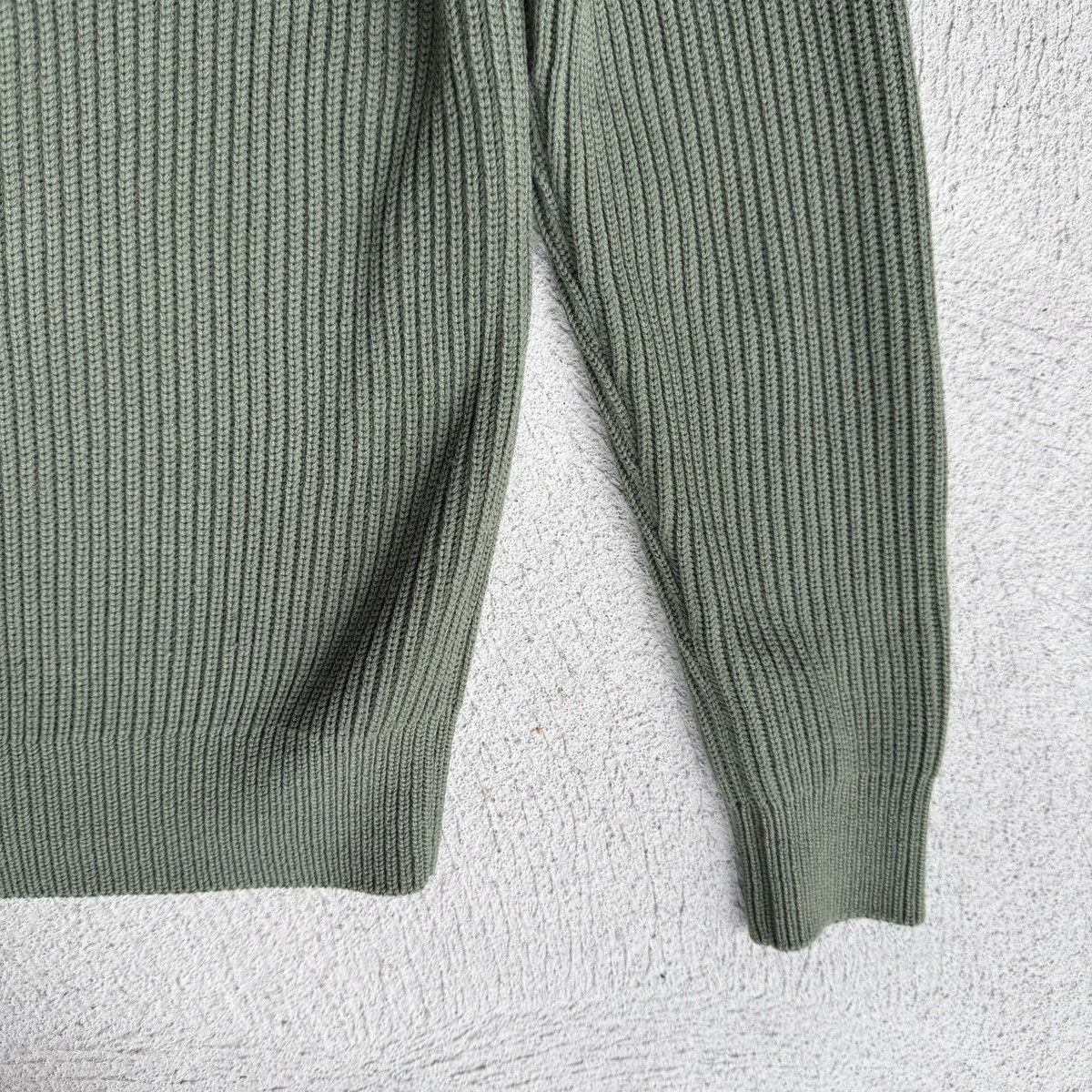 Auralee Auralee rib knit turtleneck sweater Size US M / EU 48-50 / 2 - 2 Thumbnail