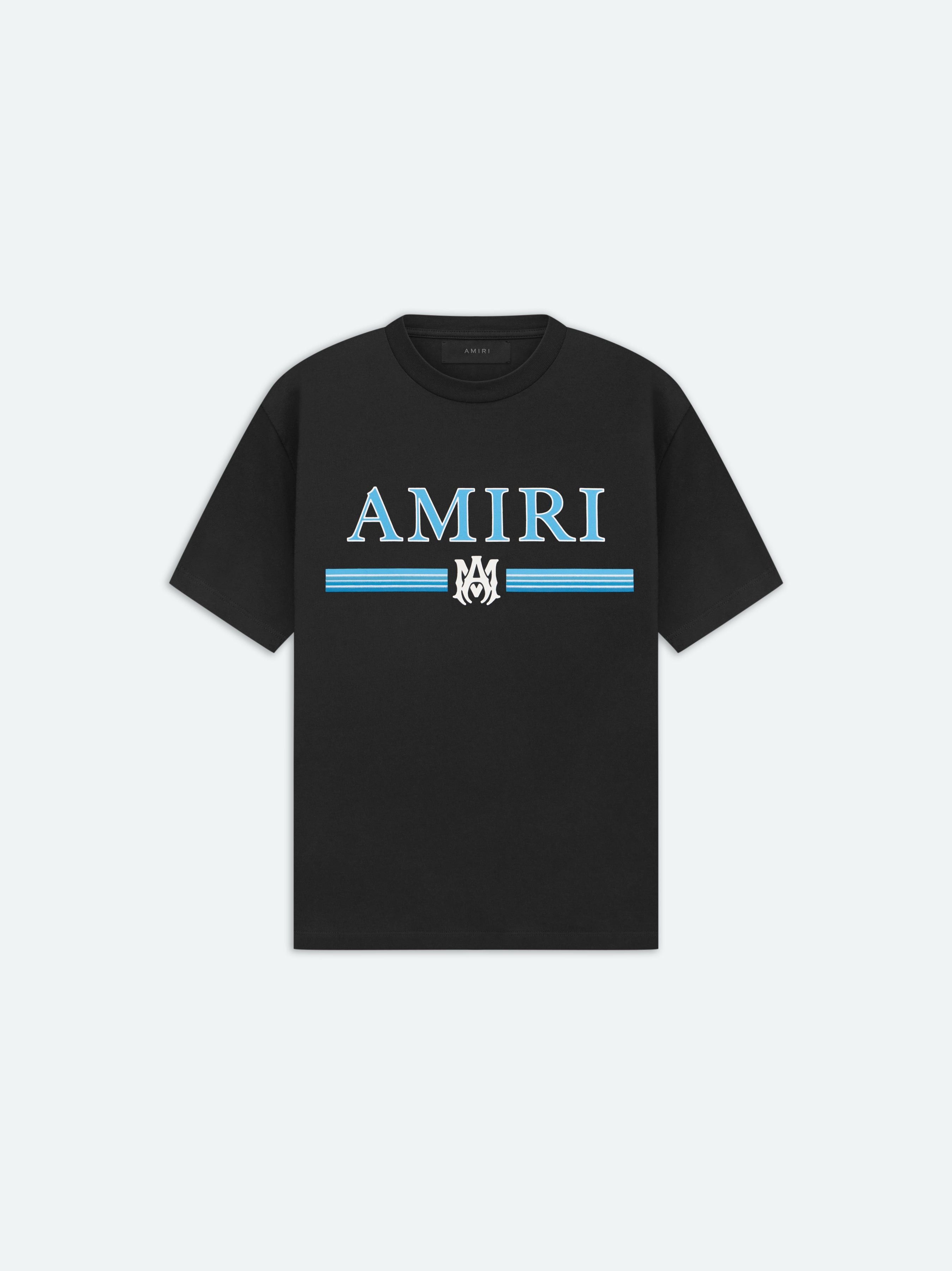 Amiri oc11z0225 MA Bar Short Sleeve T-Shirt in Black Size US M / EU 48-50 / 2 - 1 Thumbnail