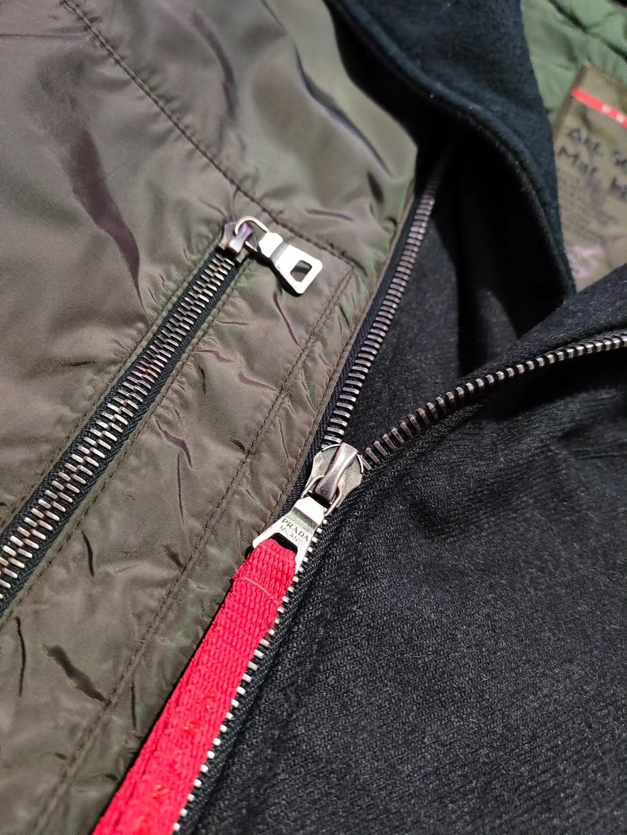 Prada Vintage Prada Khaki Vest (50) Art. SGV475 Mat. H1V Size US L / EU 52-54 / 3 - 6 Thumbnail