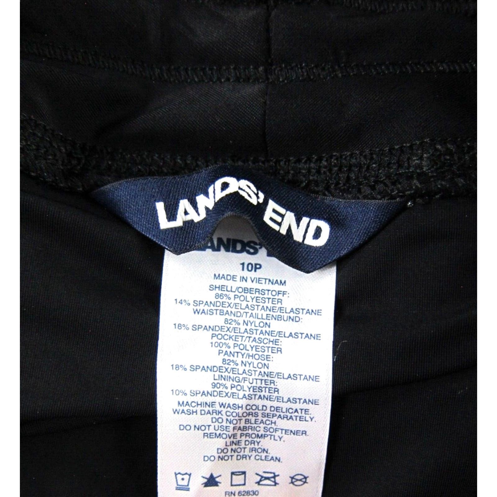 Lands' End Lands' End Black Floral Stretch Pocket Running Active Gym Short Woman 10P Size 32" / US 10 / IT 46 - 3 Thumbnail