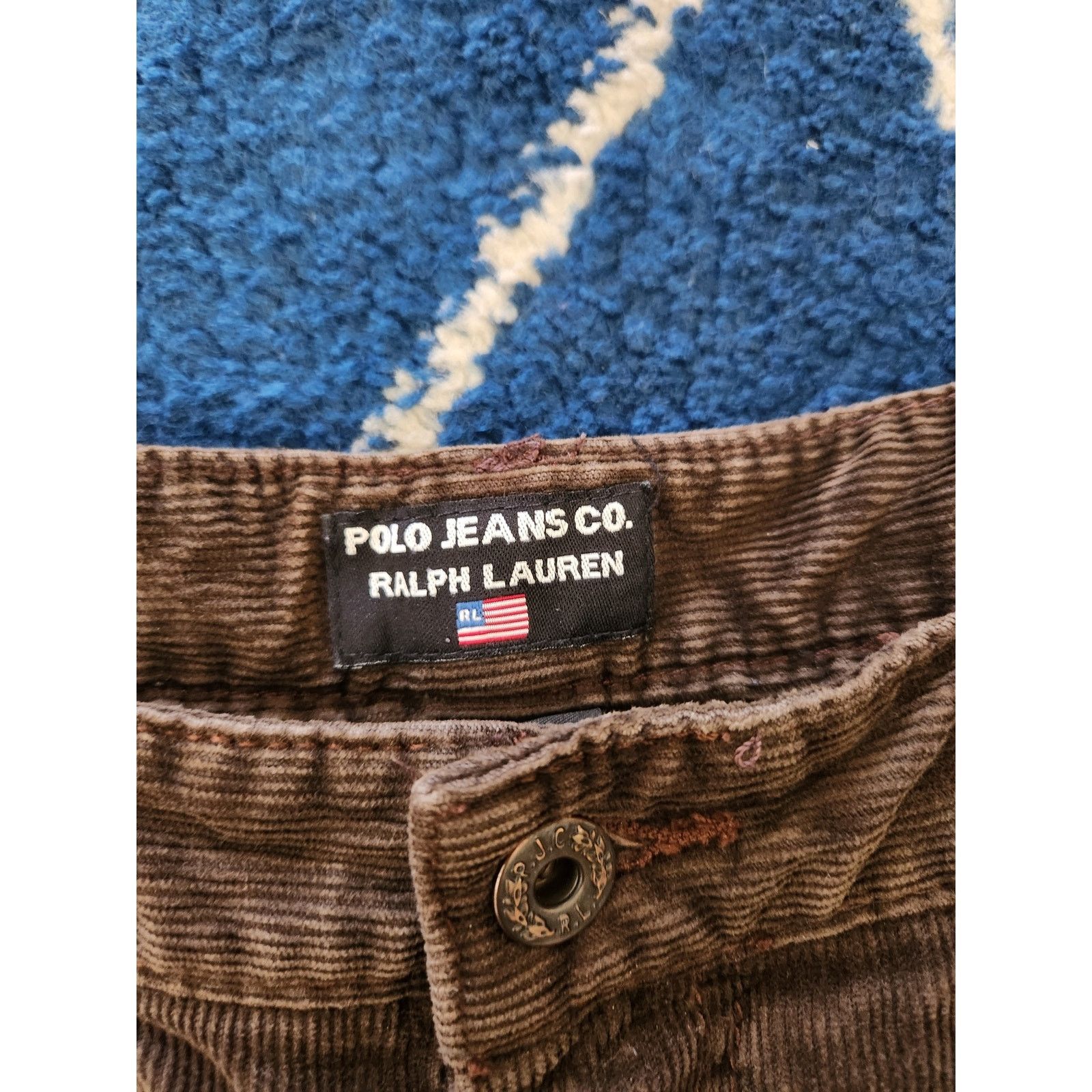 Polo Ralph Lauren Vintage Polo Jeans Ralph Lauren12x30 Corduroy Forest Green Size 34" / US 12 / IT 48 - 5 Thumbnail