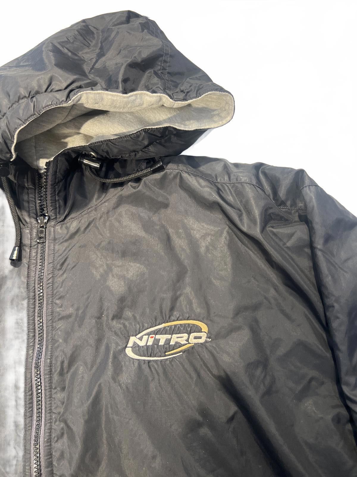 Other VTG Charles River "Nitro Racing" Branded Hooded Windbreaker Size US XL / EU 56 / 4 - 2 Thumbnail