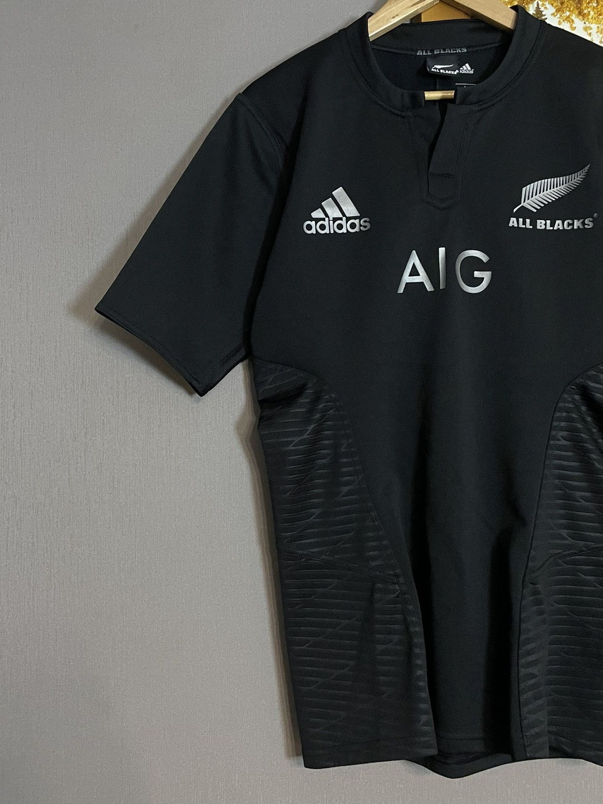 Adidas × All Blacks Vintage Adidas All Blacks New Zealand Rugby Jersey 2015 Size US L / EU 52-54 / 3 - 4 Thumbnail