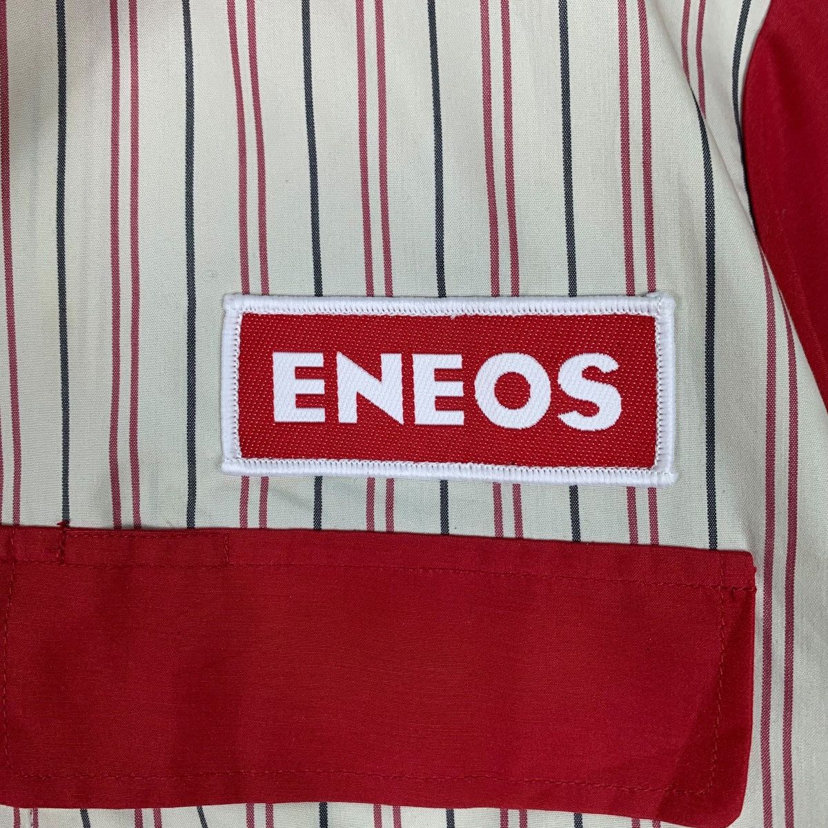 Japanese Brand Vintage ENEOS Work Shirt #0159-C8 Size US M / EU 48-50 / 2 - 13 Thumbnail