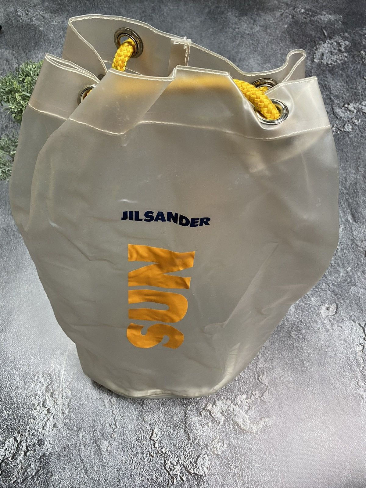Jil Sander Jil Sander SUN Fragrance Transparent Drawstring Beach Bag Size ONE SIZE - 21 Thumbnail