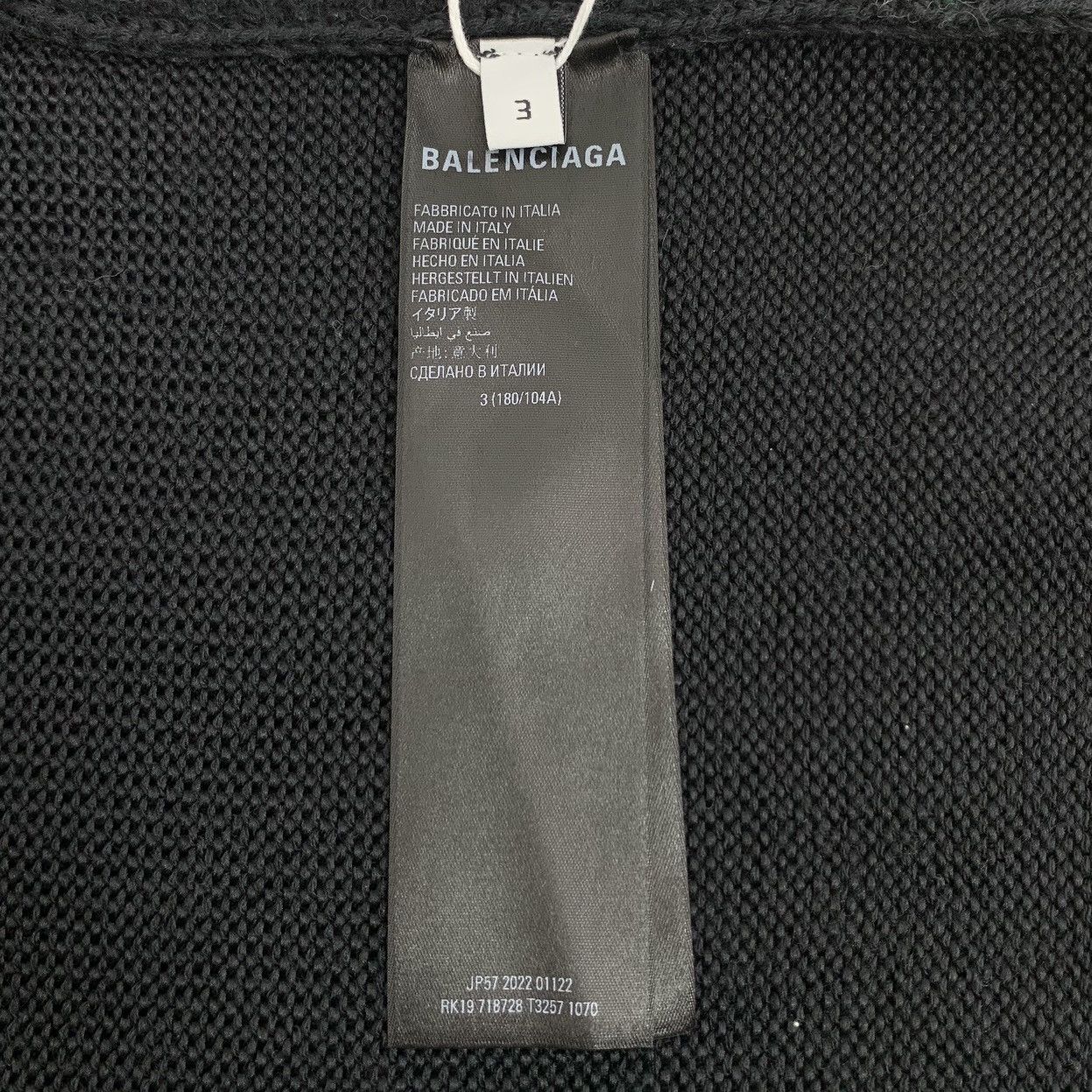 Balenciaga Balenciaga Mock Neck Long Sleeve Knit Sweater K26WX Size US L / EU 52-54 / 3 - 7 Thumbnail