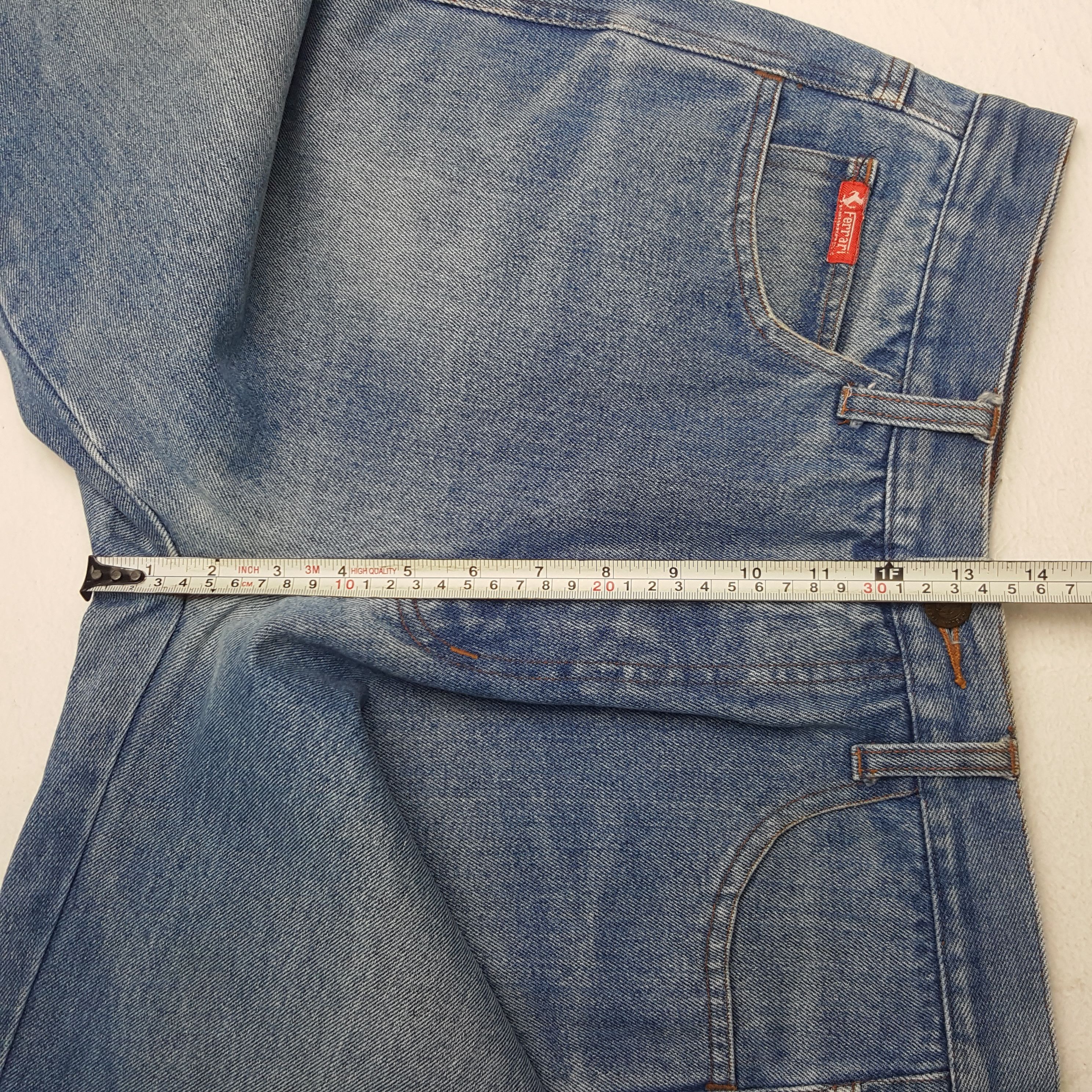 Ferrari × Vintage Vintage Ferrari Magneti Marelli Denim Jeans Size US 29 - 8 Thumbnail