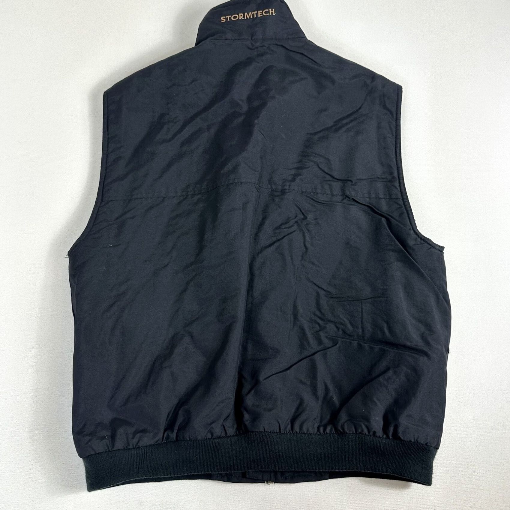 Stormtech VINTAGE Stormtech Men Vest Windproof Canvas Full Zip Pockets Black Fleeced Lined M Men Size US M / EU 48-50 / 2 - 2 Thumbnail