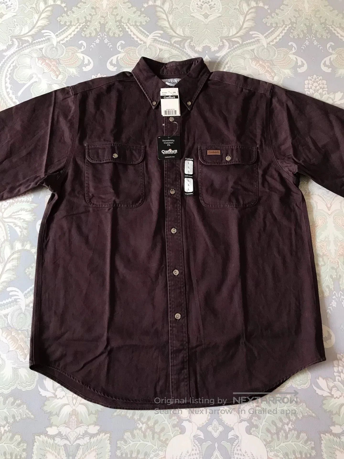 Carhartt Carhartt S09 DWN Work Shirt. Size US L / EU 52-54 / 3 - 3 Thumbnail