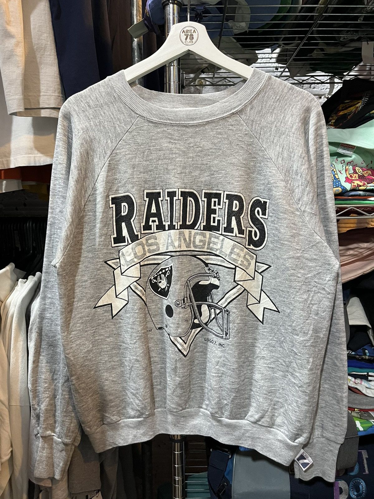 Logo 7 Los Angeles Raiders NFL Football Sweatshirt Size US M / EU 48-50 / 2 - 1 Thumbnail