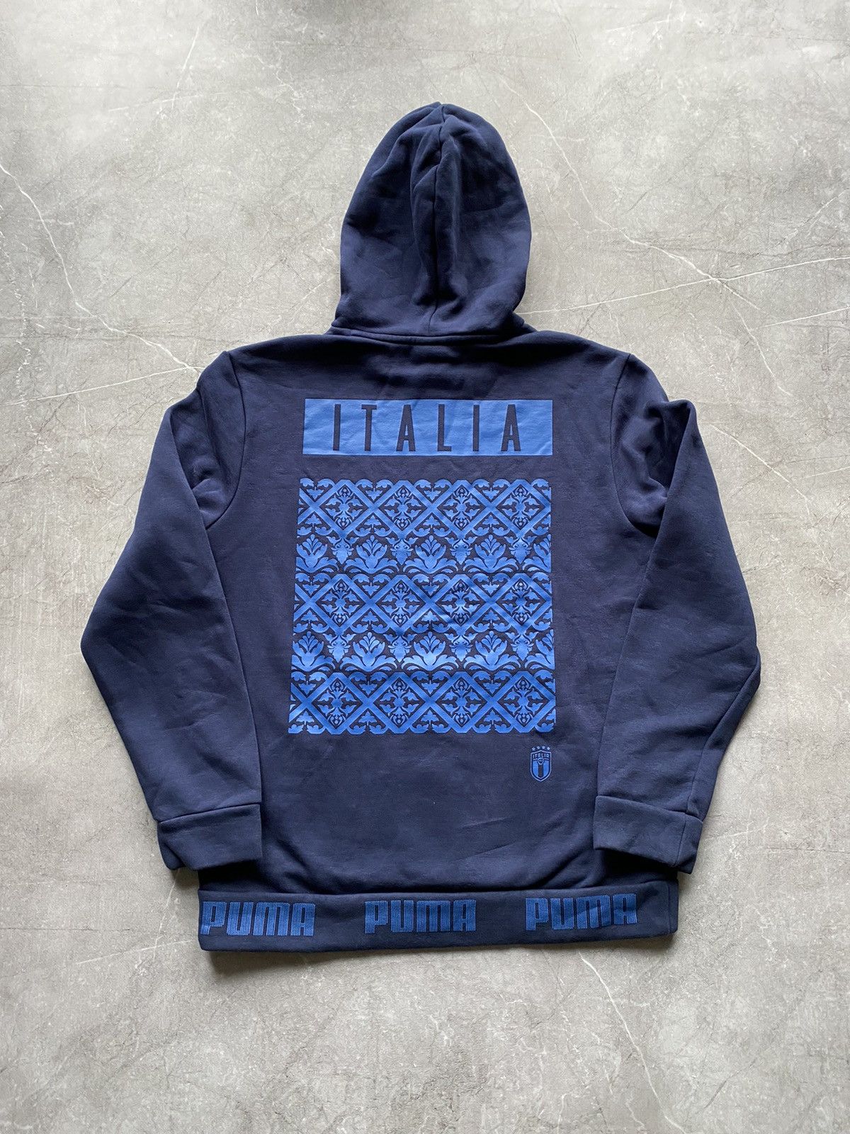 Puma Rare Puma Italy National Team Soccer Football Retro Hoodie Size US M / EU 48-50 / 2 - 4 Thumbnail