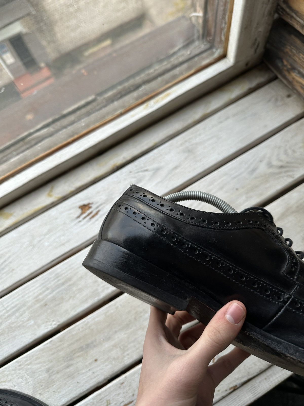 Melvin & Hamilton LUXURY 🚨 MELVIN & HAMILTON VNTG SHOES MEN BLACK LUXURY RARE Size US 12 / EU 45 - 14 Thumbnail