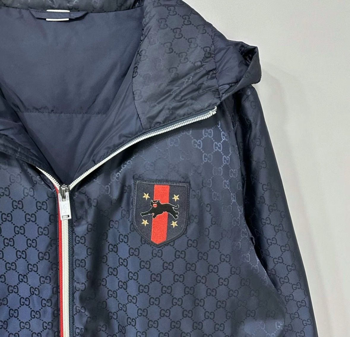 Gucci Gucci Dark patterned full-print old flower down jacket 2504 Size US M / EU 48-50 / 2 - 3 Thumbnail