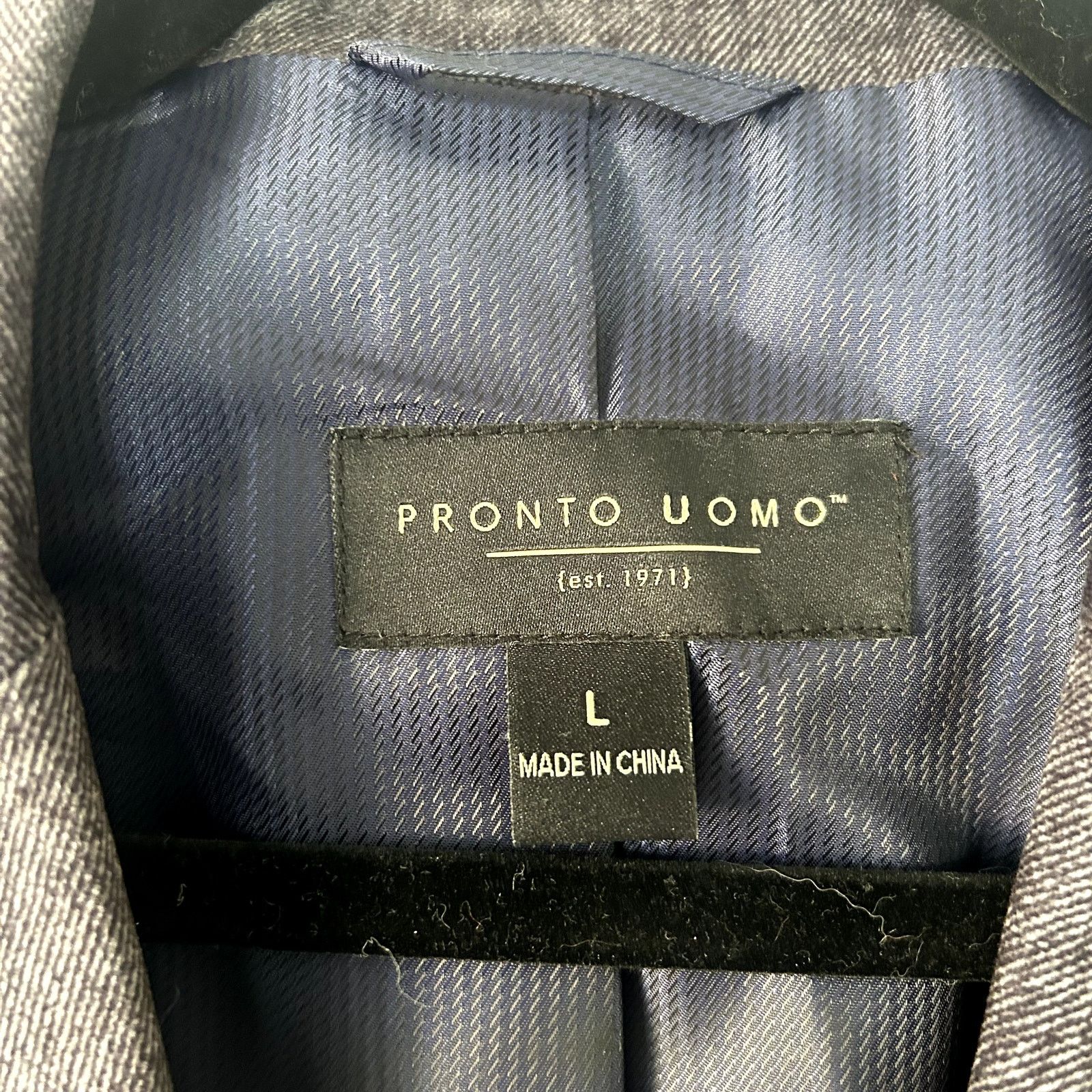 Pronto Uomo Men's Pronto Uomo gray soft blazer sz L Size US L / EU 52-54 / 3 - 2 Thumbnail