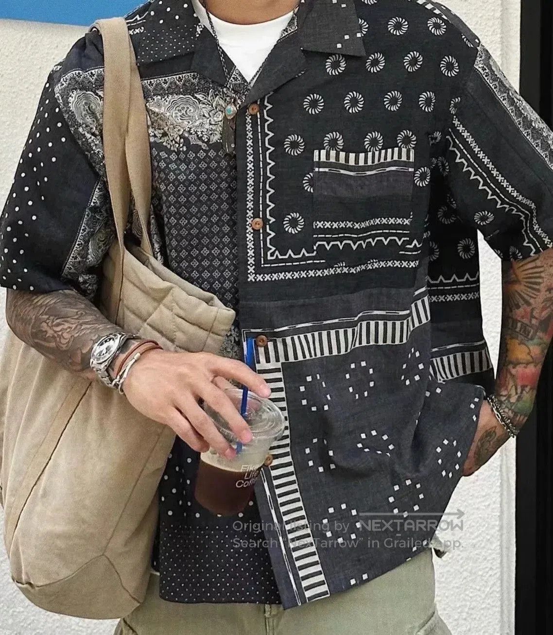 Visvim rare visvim copa shirt with unique design. Size US L / EU 52-54 / 3 - 6 Thumbnail