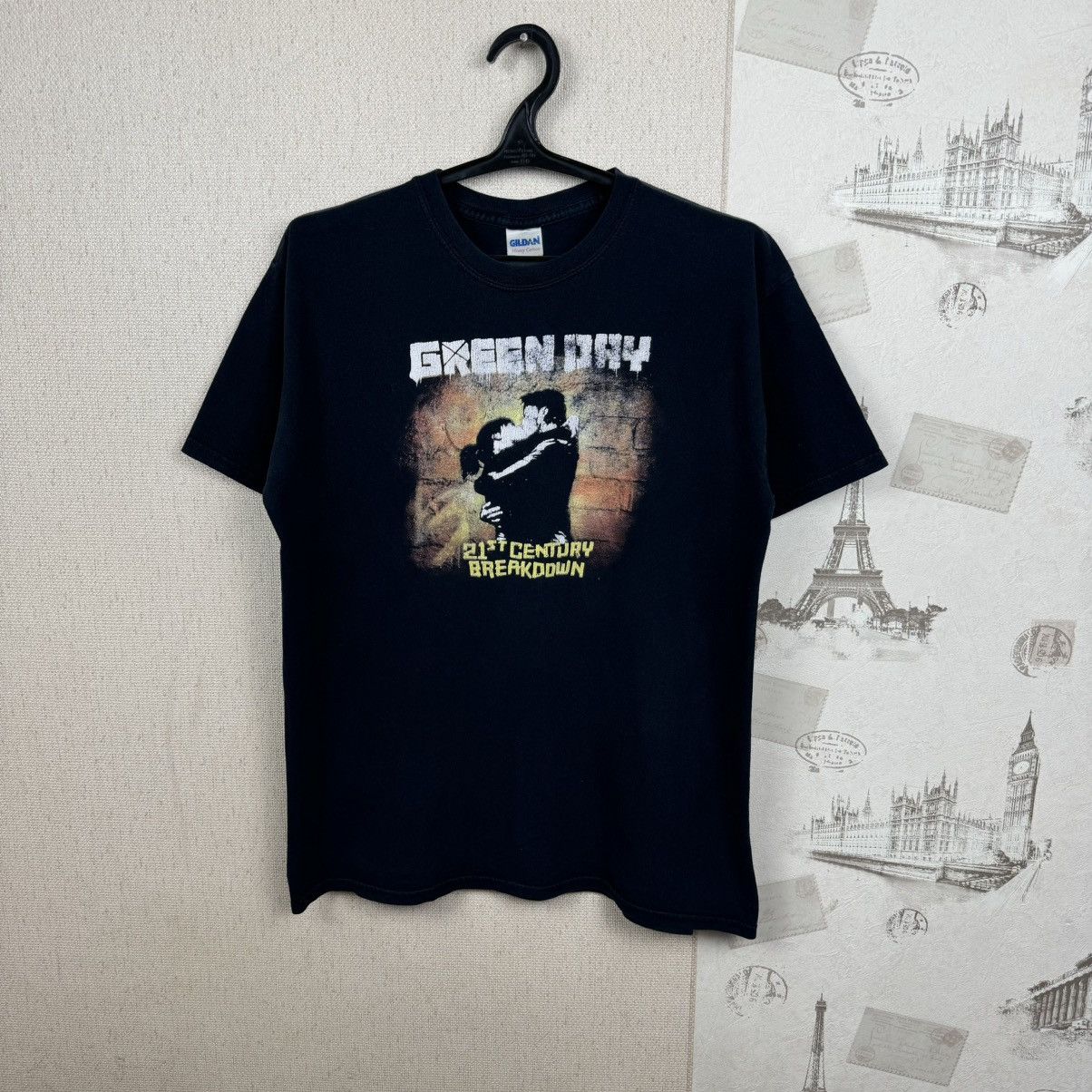 Other Vintage Green Day T shirt 21-st Century Breakdown 2009 L Size US L / EU 52-54 / 3 - 3 Thumbnail