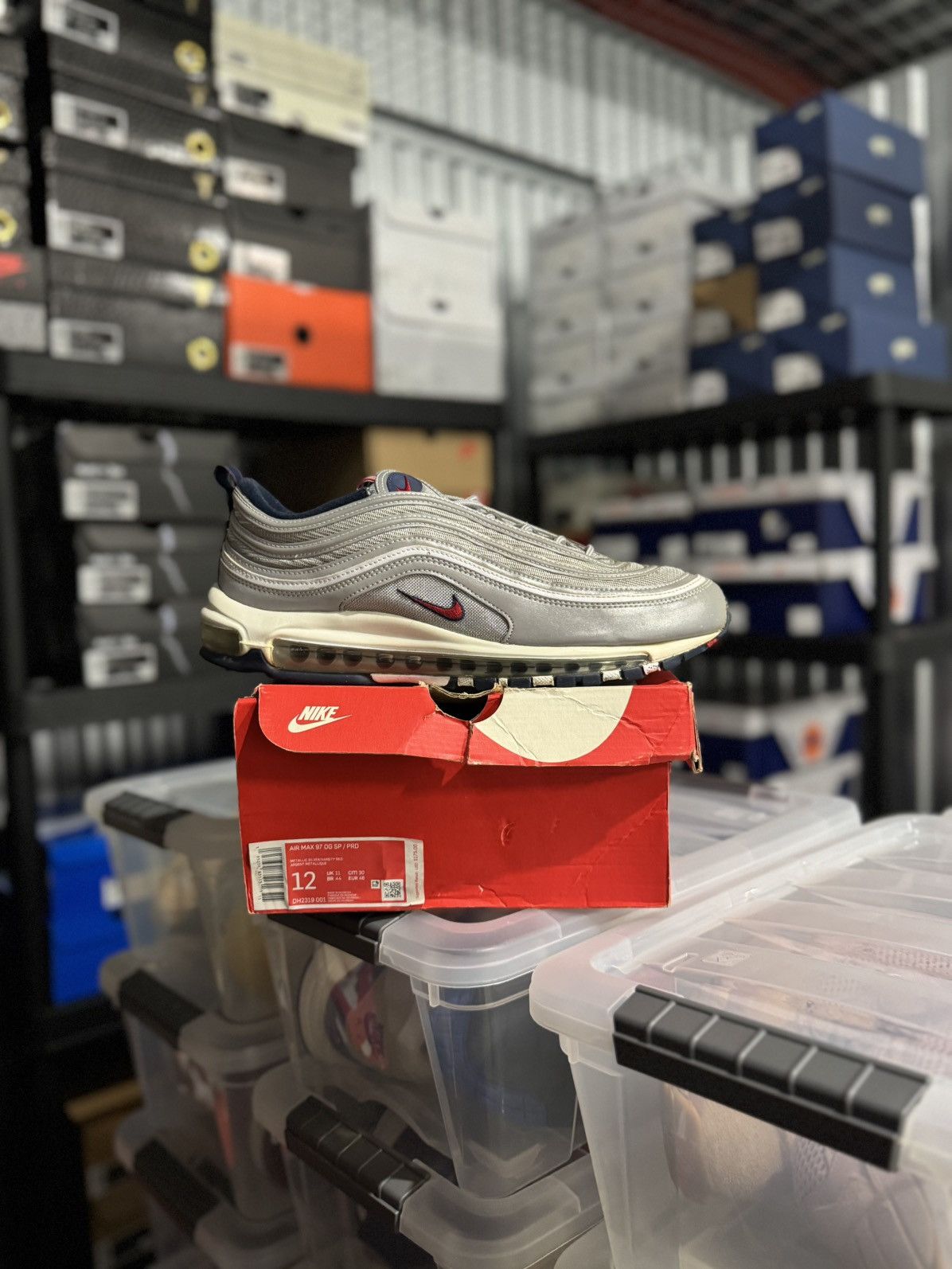 Nike Nike Air Max 97 QS Puerto Rico Size 12 Size US 12 / EU 45 - 1 Thumbnail