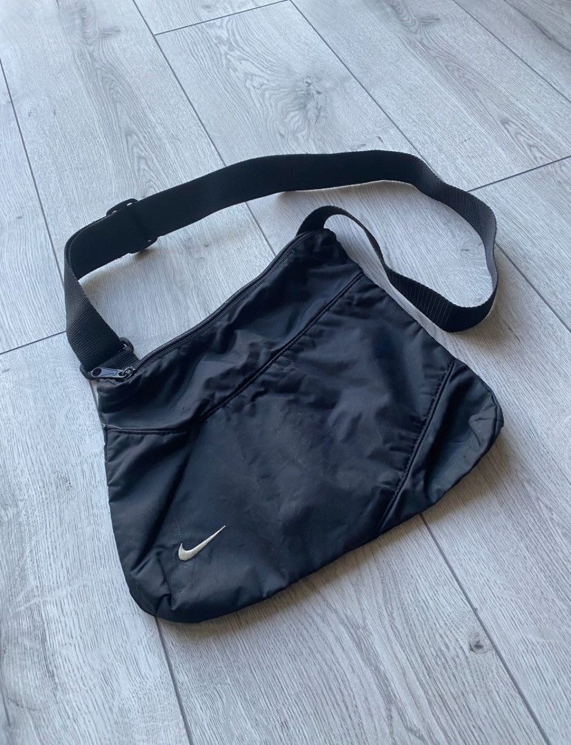 Nike Vintage Nike Swoosh Nylon Shoulder Bag Y2K Os Size ONE SIZE - 3 Thumbnail