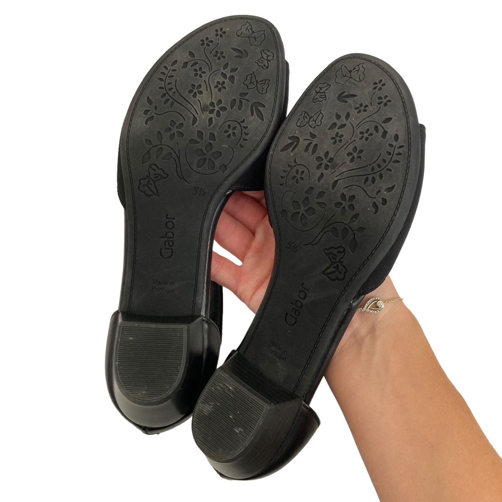 Other Gabor Black Sandal Heels Sz 8.5 Size US 8.5 / IT 38.5 - 4 Thumbnail