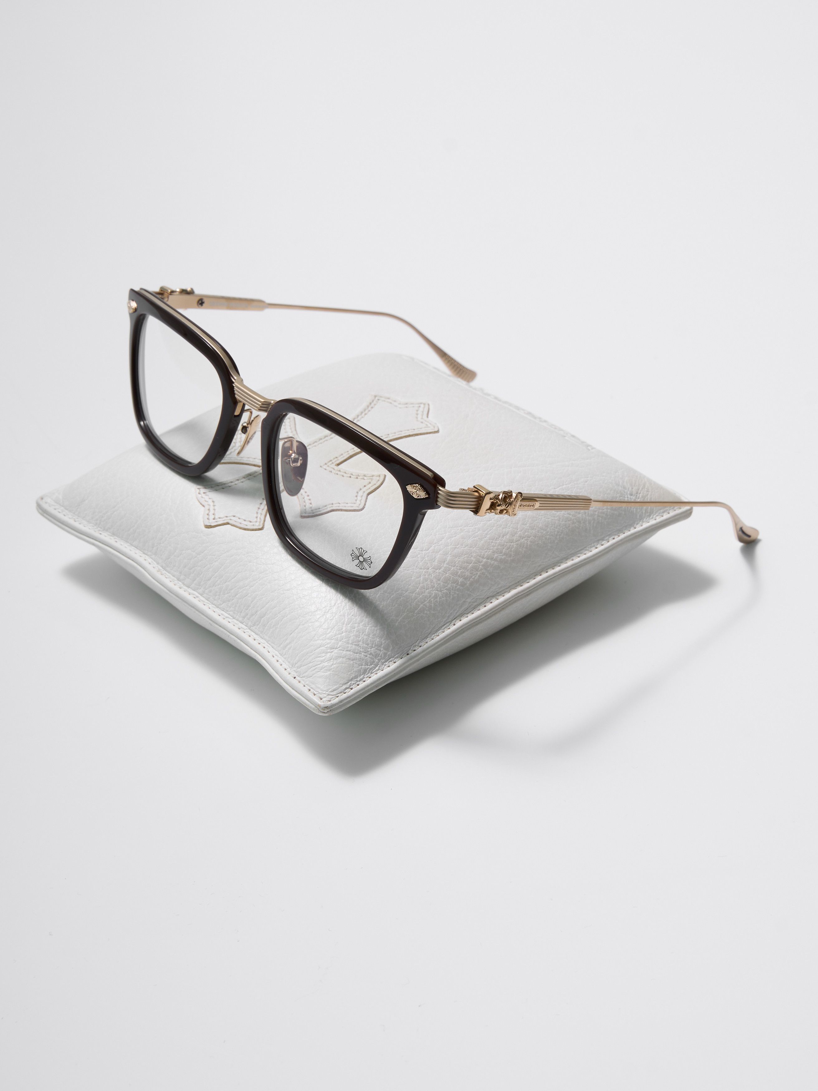 Chrome Hearts CHROME HEARTS OVERPOKED CLASSIC BROWN/MATTE GOLD PLATED Size ONE SIZE - 1 Thumbnail