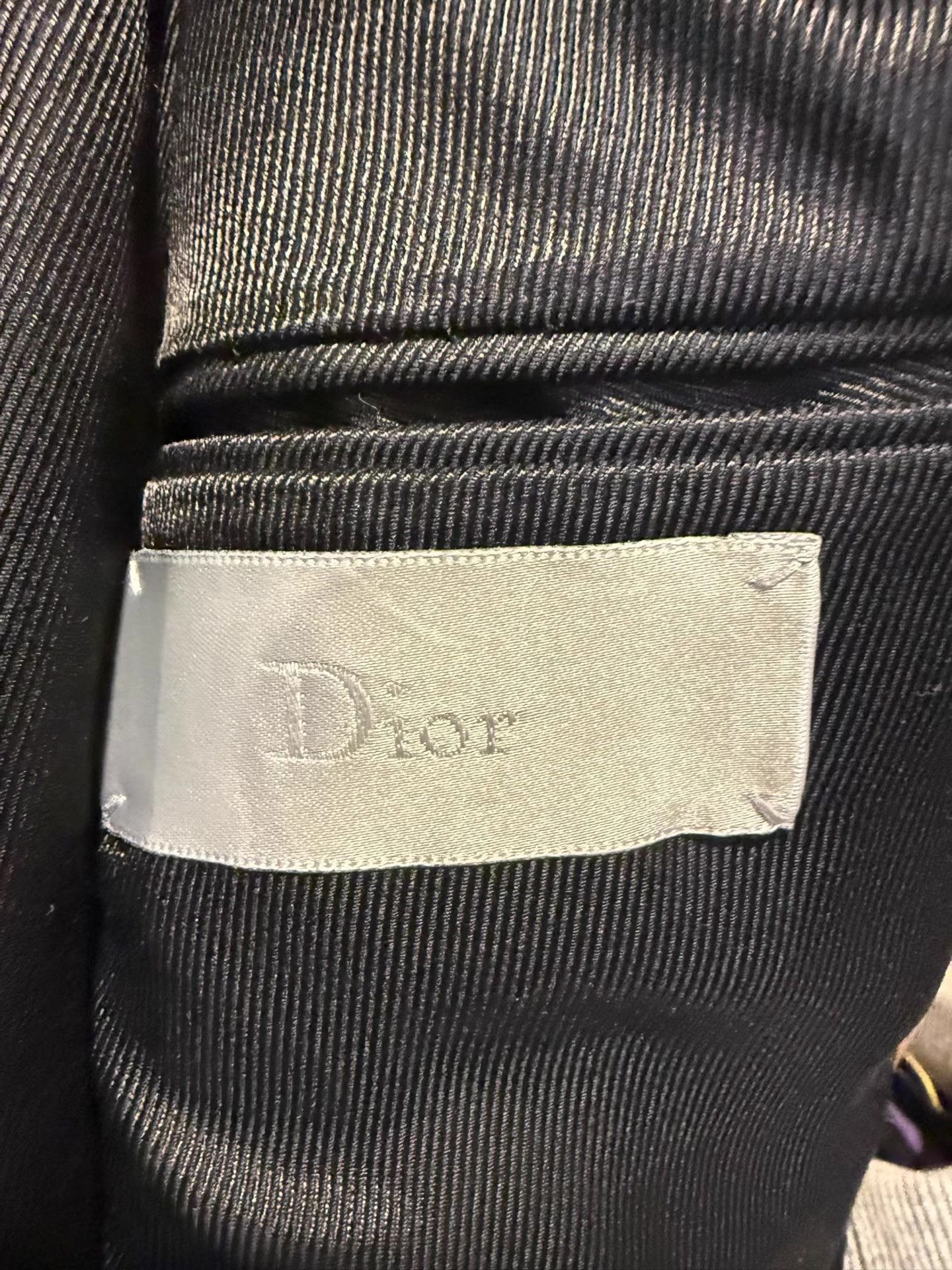 Dior Black Formal Blazer with Satin Lapel Size US M / EU 48-50 / 2 - 3 Thumbnail