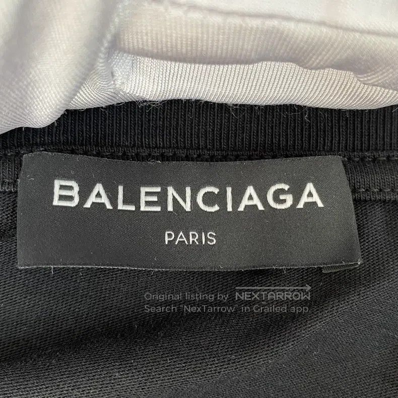 Balenciaga Balenciaga Letter Logo Black T-Shirt Size US M / EU 48-50 / 2 - 7 Thumbnail