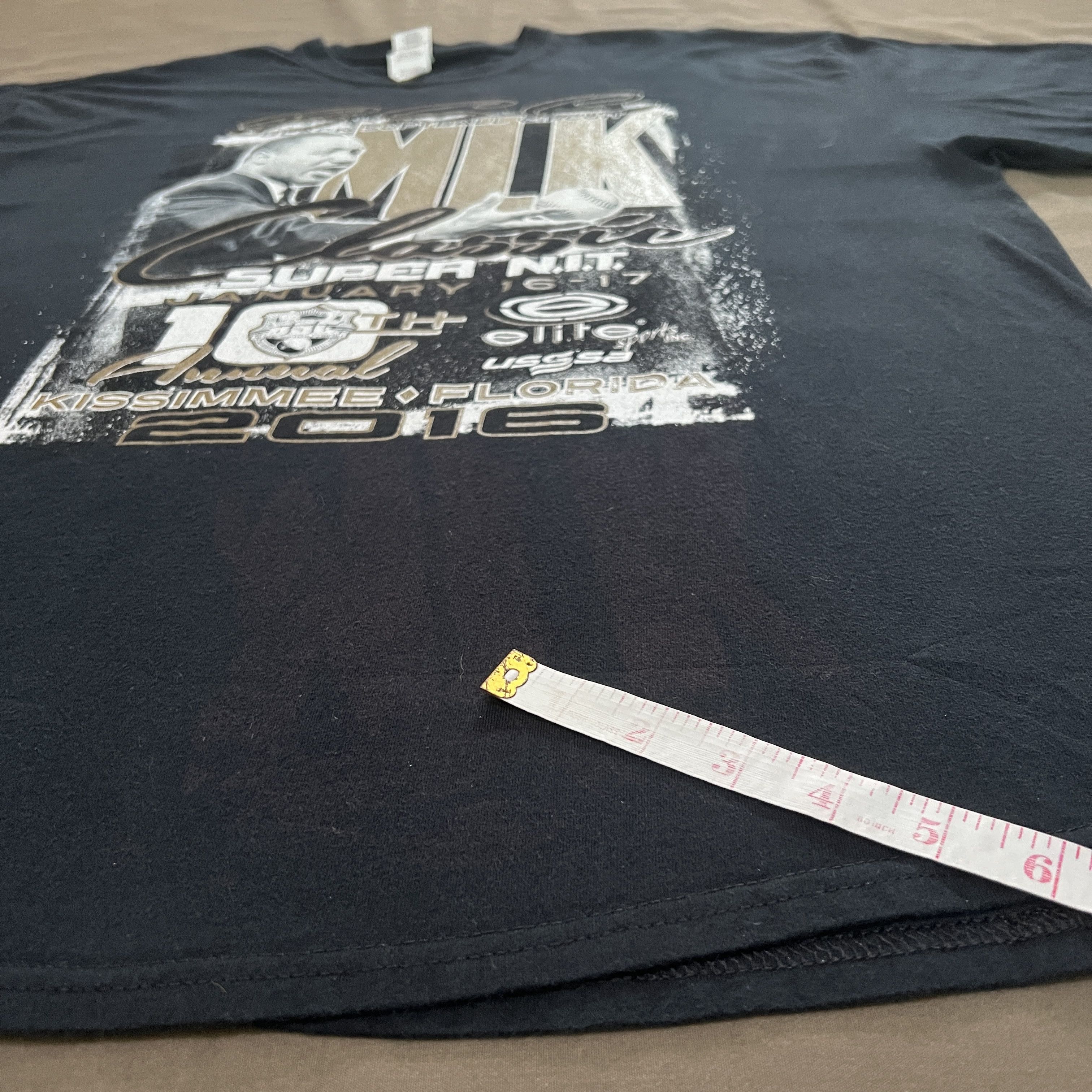Rap Tees Martin Luther King MLK black softball circuit Promo Tee 2XL Size US XXL / EU 58 / 5 - 6 Thumbnail