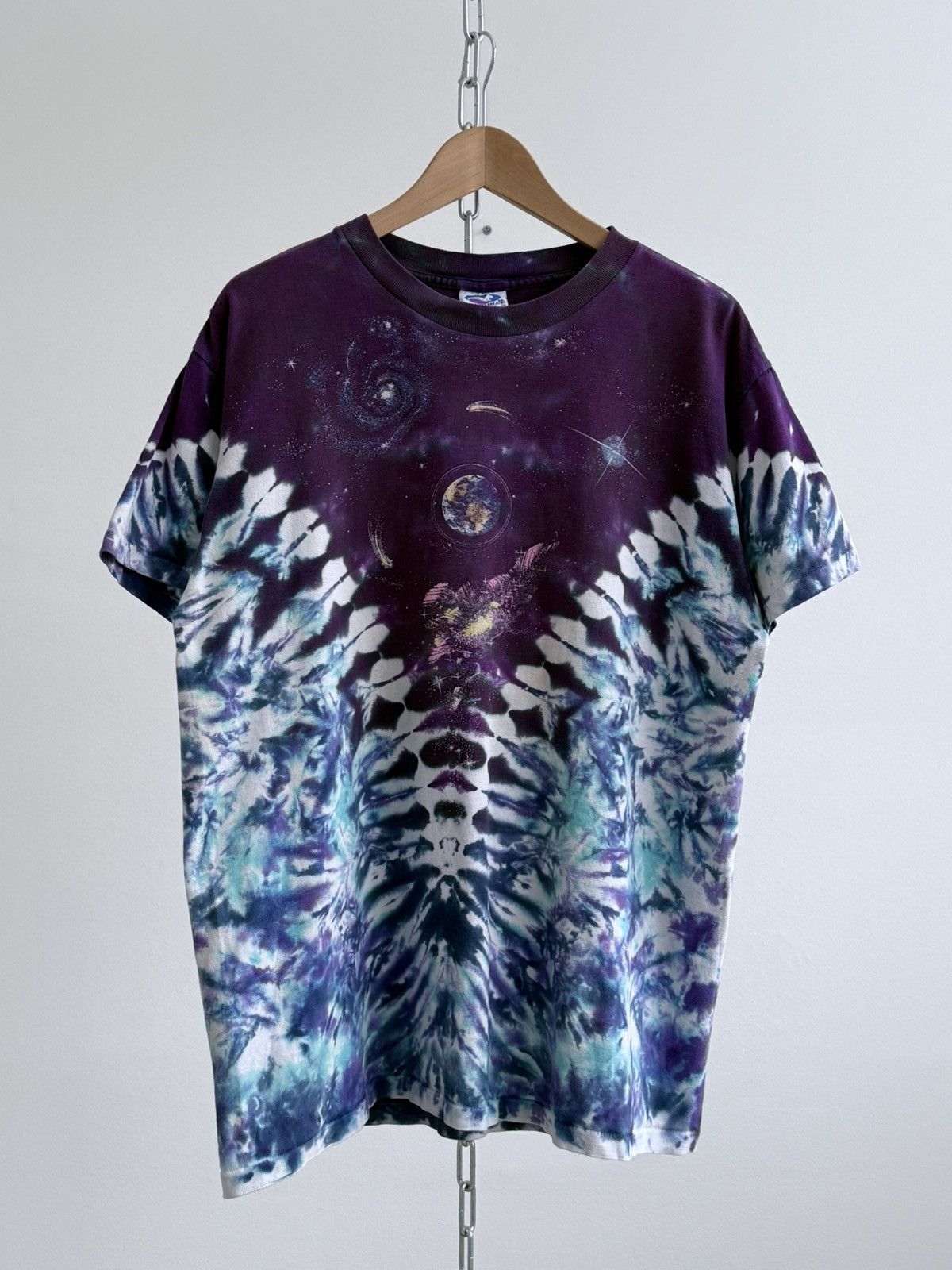 Liquid Blue Vintage 90s Liquid Blue Space Solar System T-Shirt Size US XL / EU 56 / 4 - 1 Thumbnail