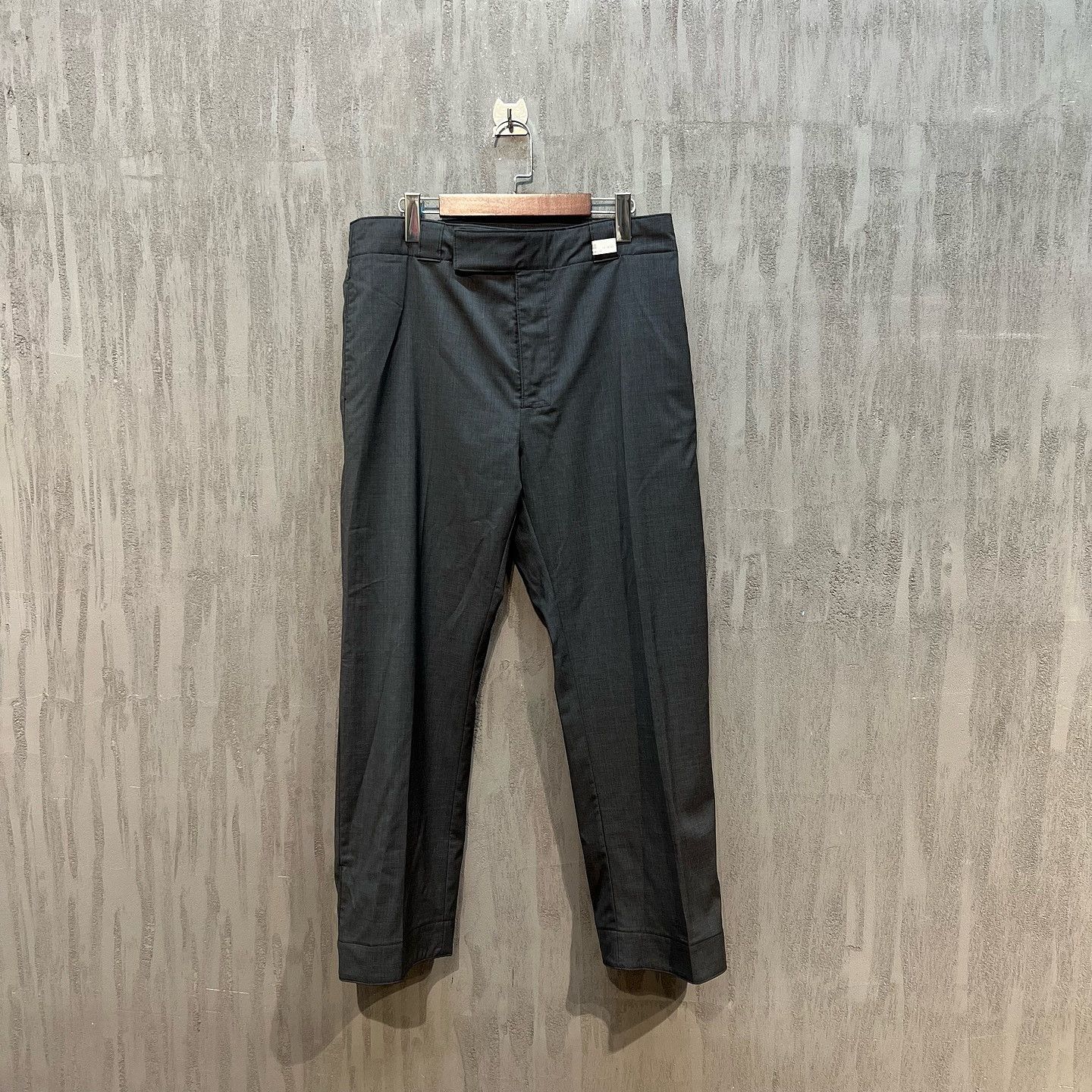 Prada Prada Gray Wool Trousers Size 32 Size US 32 / EU 48 - 1 Thumbnail
