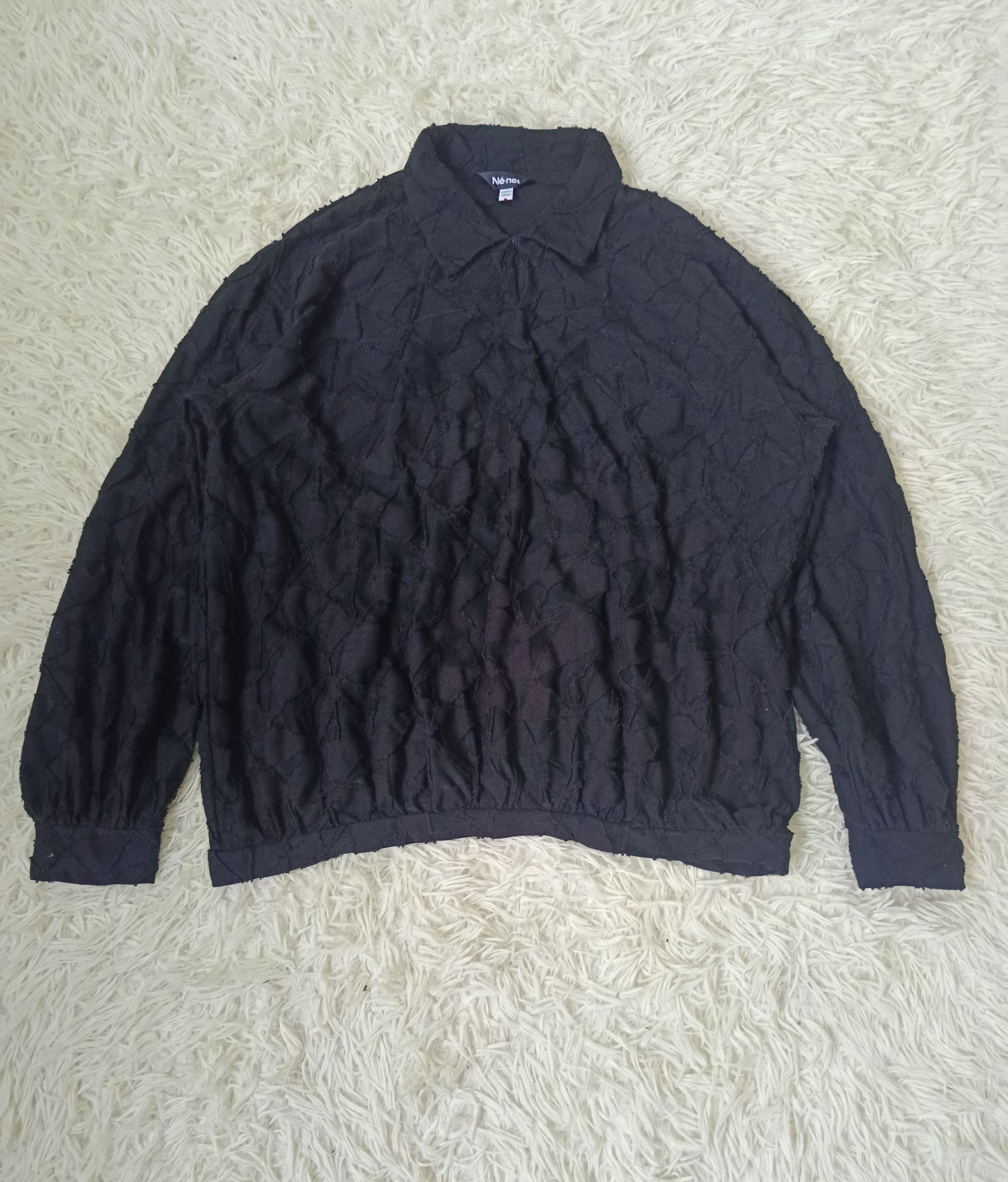 Ne-Net ISSEY MIYAKE NE-NET PACTHWORK DESIGN PULLOVER Size M / US 6-8 / IT 42-44 - 1 Thumbnail