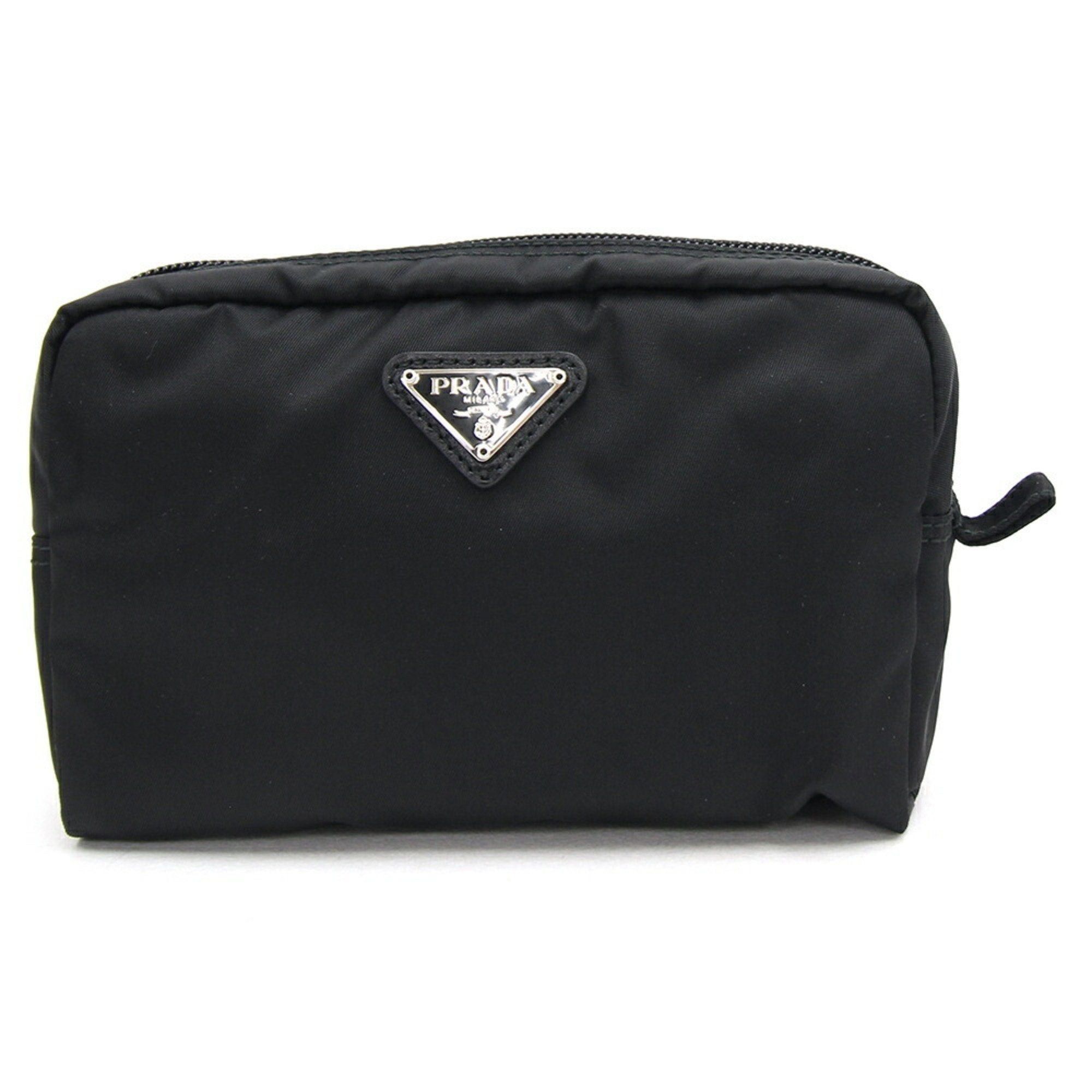 image of Prada Pouch 1N0021 Black Nylon Women's