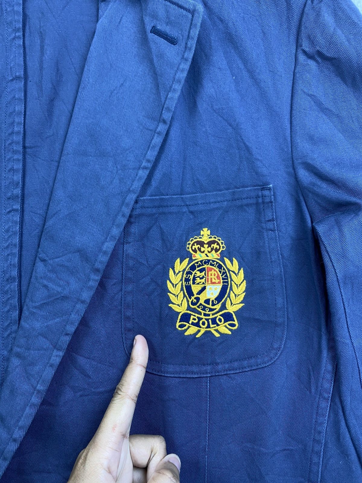 Polo Ralph Lauren × Ralph Lauren × Vintage Vtg 80s Polo Ralph Lauren Embroidery Logo Coat Jacket Size US M / EU 48-50 / 2 - 8 Thumbnail
