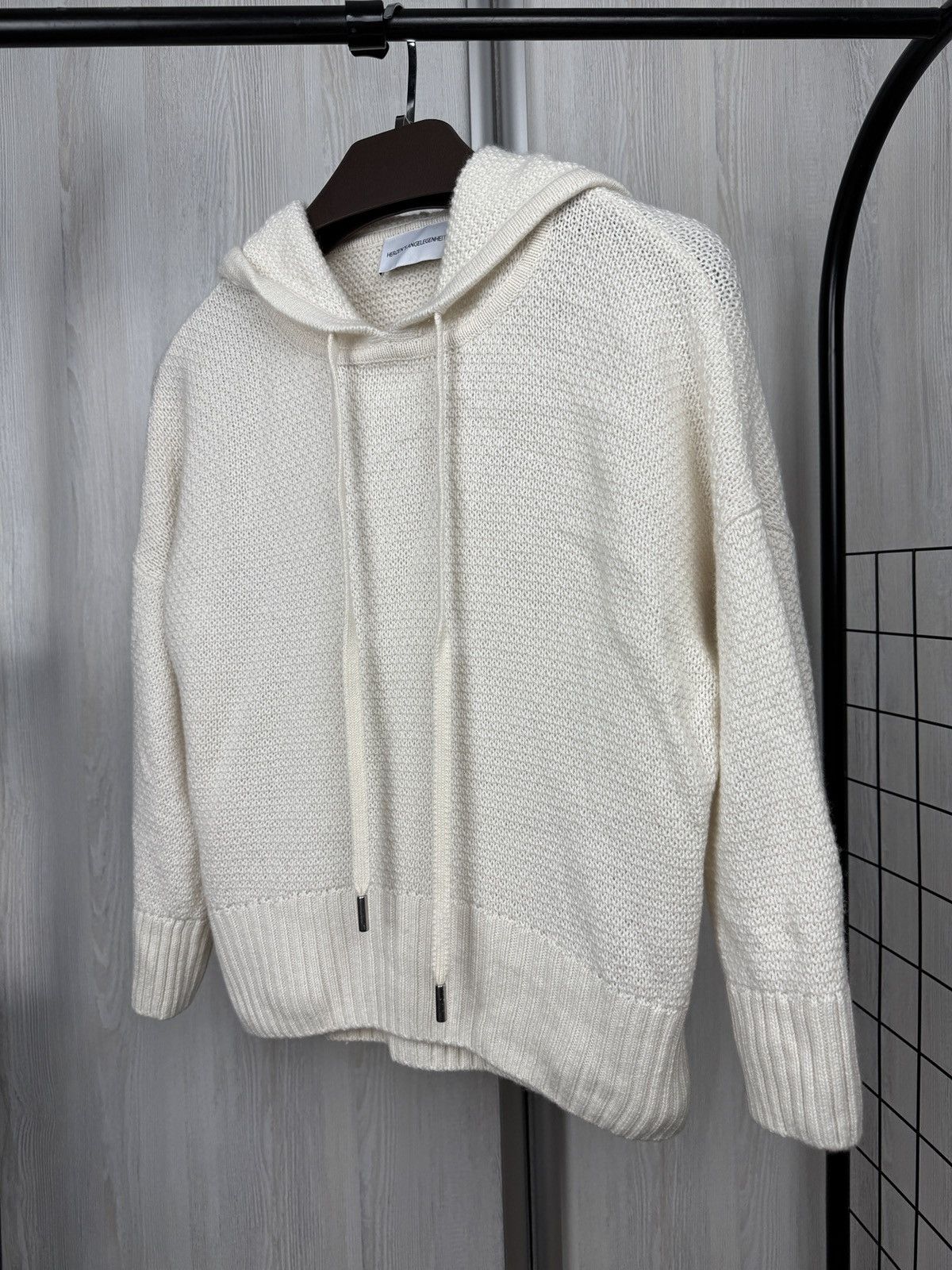 Designer herzen's angelegenheit wool cashmere oversize knitted hoodie Size XS / US 0-2 / IT 36-38 - 5 Thumbnail
