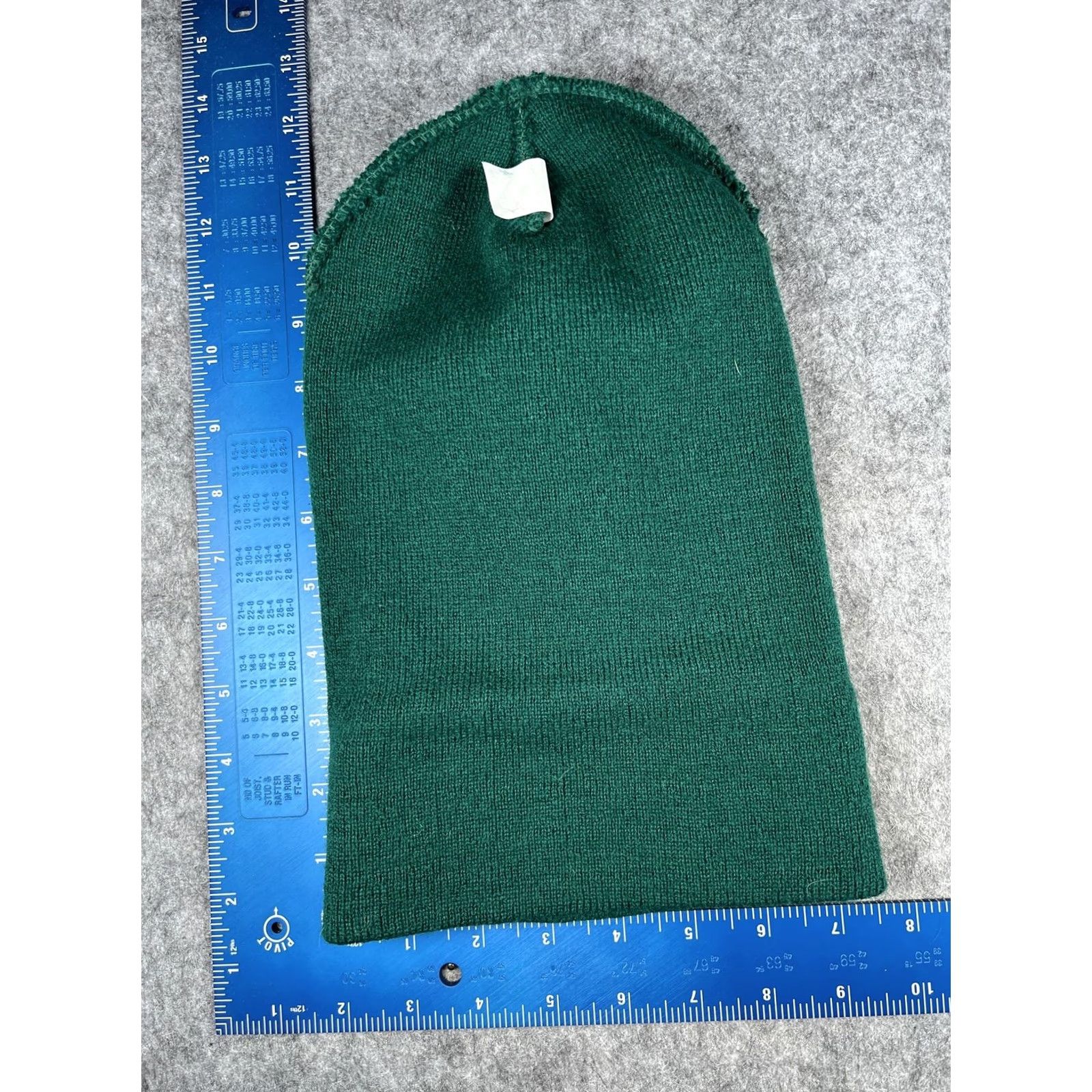 Vintage Yupoong Beanie Men One Size Green Knit Cuffed Patch Winter Outdoor Size ONE SIZE - 6 Thumbnail