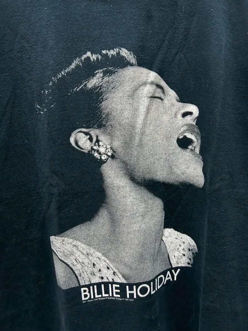 Vintage Vintage 2000s Billie Holiday tshirt size M Size US M / EU 48-50 / 2 - 3 Thumbnail