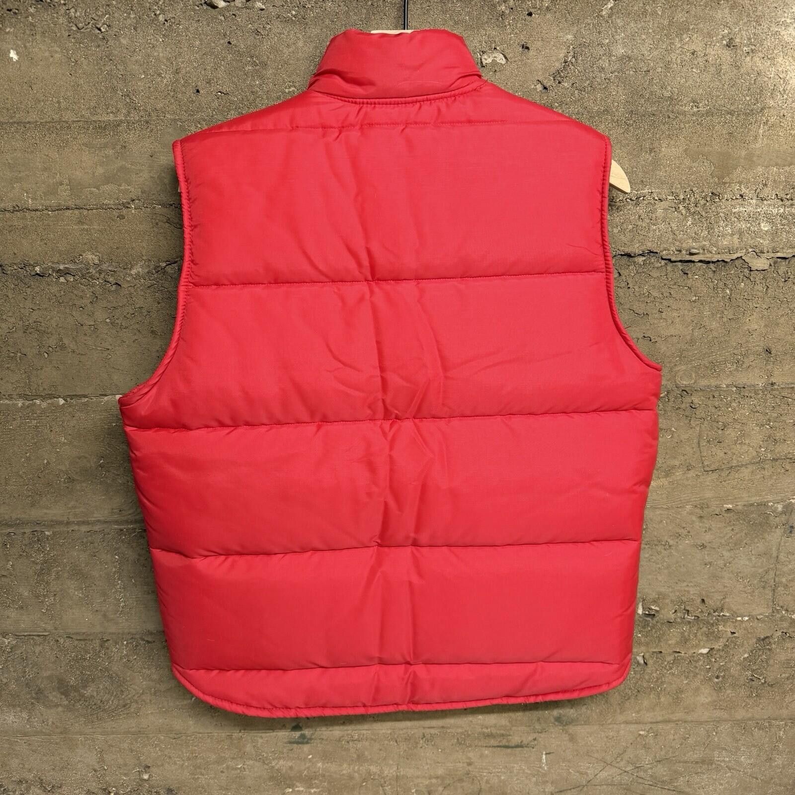 Other Vintage 70s Red Puffer Vest Workwear Utility Snap Jay Mar M Size US M / EU 48-50 / 2 - 2 Thumbnail