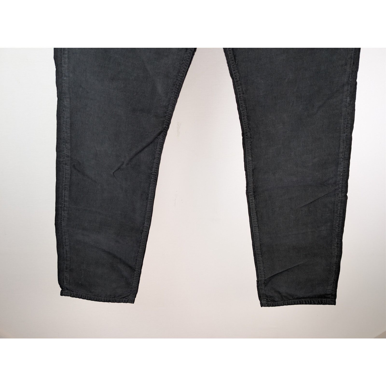 Saint Laurent Paris o1rshd1 Relaxed Straight Corduroy Denim Jeans Spring Black Size US 36 / EU 52 - 4 Thumbnail