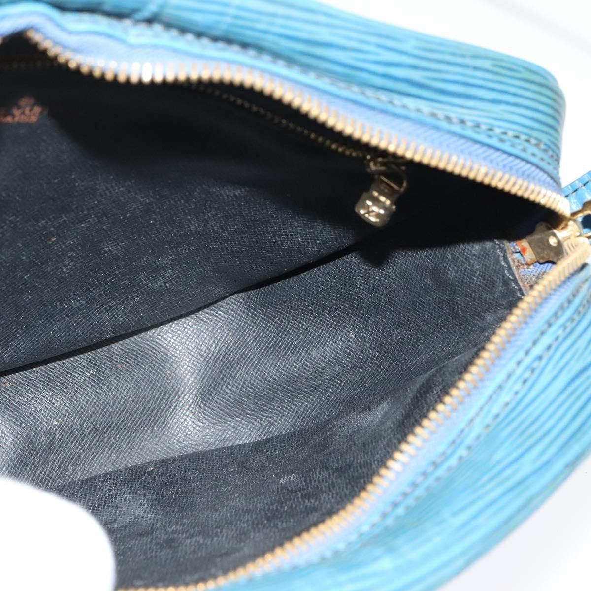 Louis Vuitton LOUIS VUITTON Epi June Feuille Shoulder Bag Blue M52155 Size ONE SIZE - 9 Thumbnail