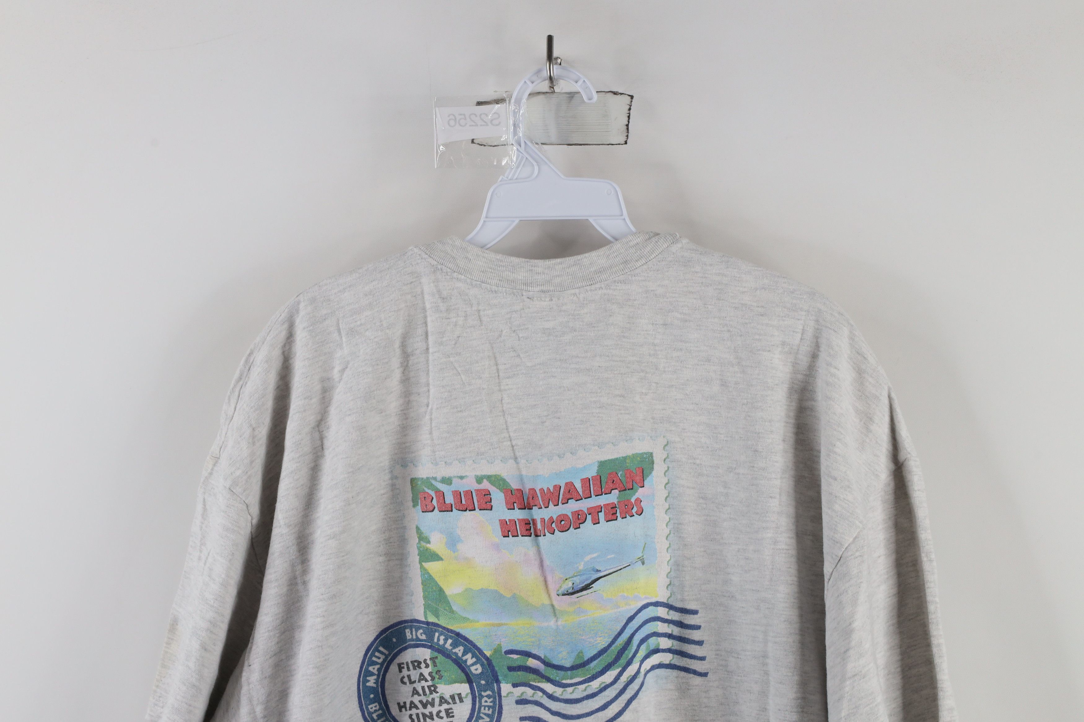 Vintage Vintage 90s Blue Hawaiian Helicopters Short Sleeve T-Shirt Size US XL / EU 56 / 4 - 11 Thumbnail
