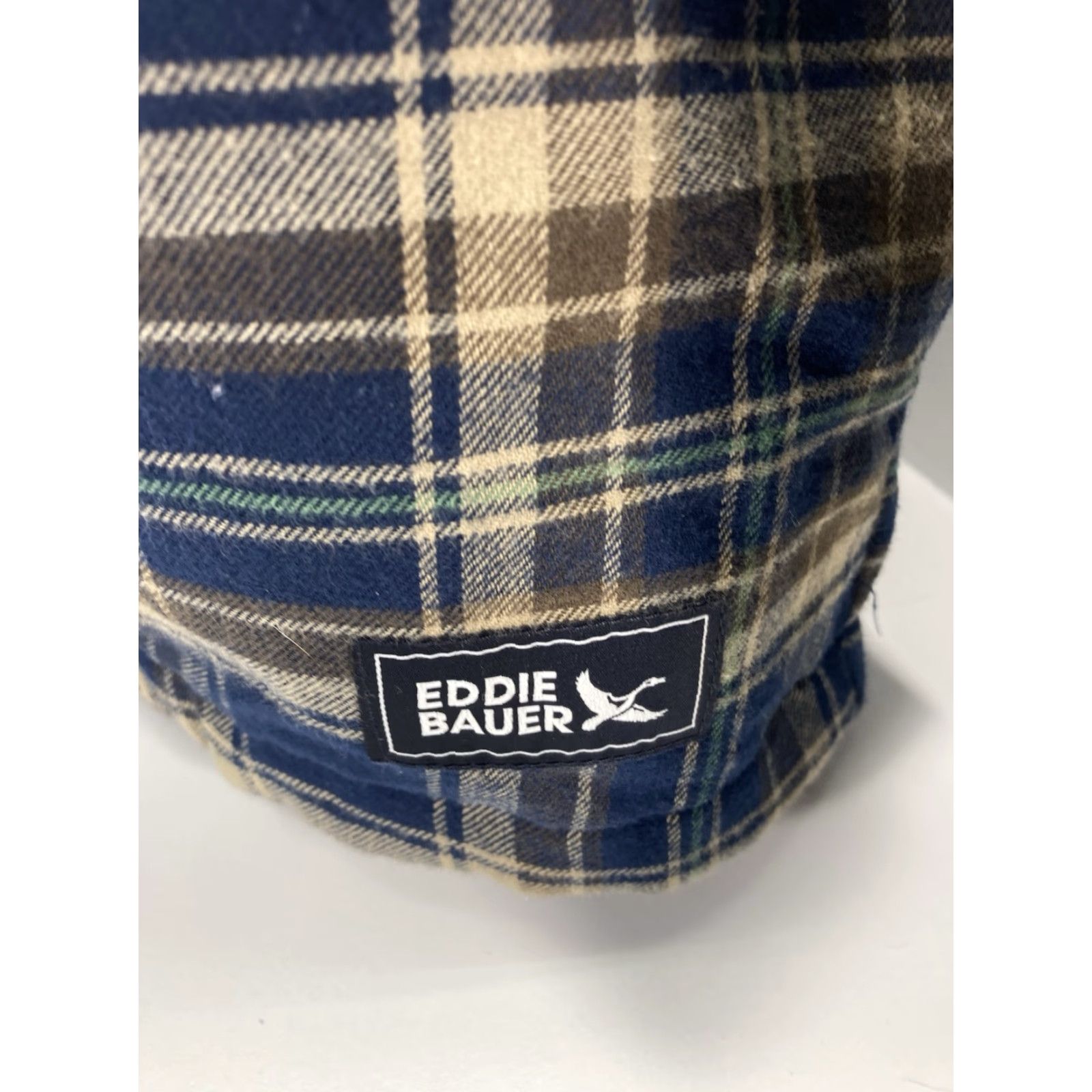 Eddie Bauer Eddie Bauer Flannel Hooded Shirt Jacket Shacket Men Medium Plaid Snap Quilted Size US M / EU 48-50 / 2 - 6 Thumbnail