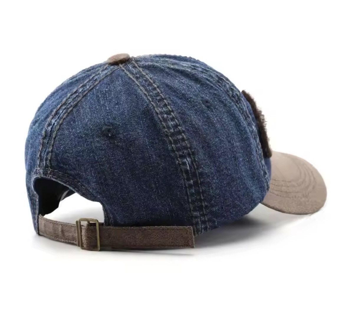 Japanese Brand Embroidery Denim Baseball Cap Size ONE SIZE - 3 Thumbnail