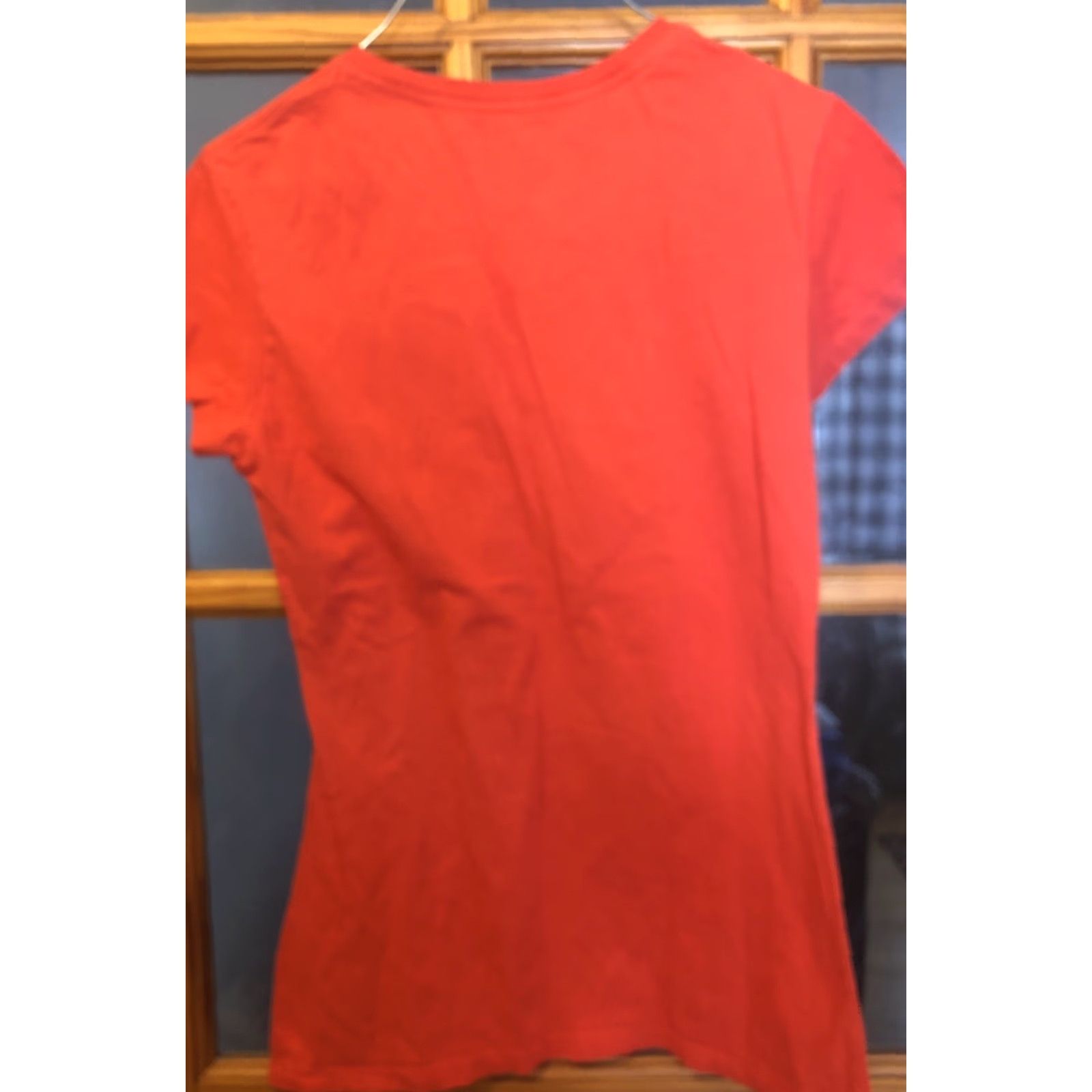 Nike Nike T Shirt Women’s M Red Short Sleeve Logo Tee (Casual) Size M / US 6-8 / IT 42-44 - 4 Thumbnail